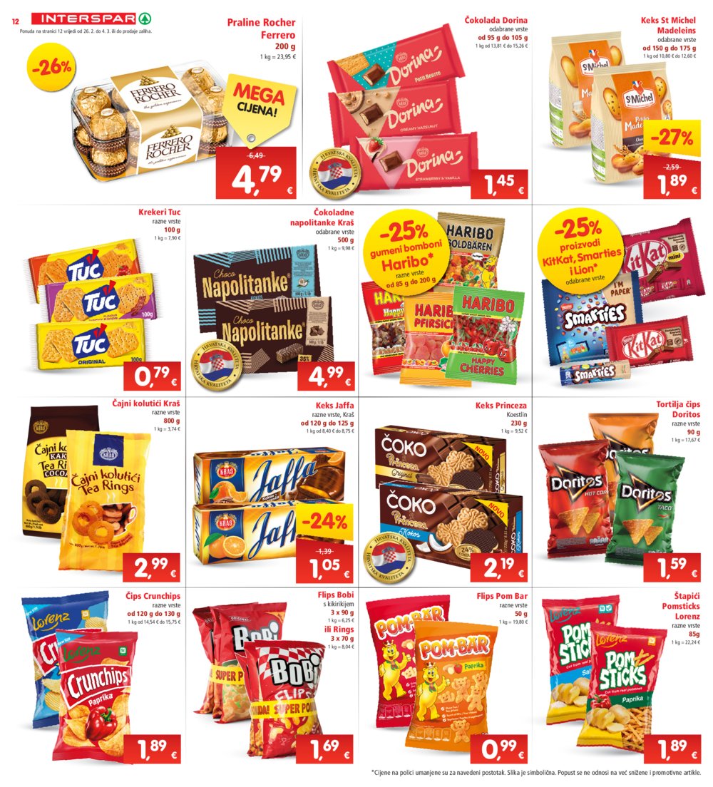 INTERSPAR katalog Akcija 26.02.-04.03.2025.