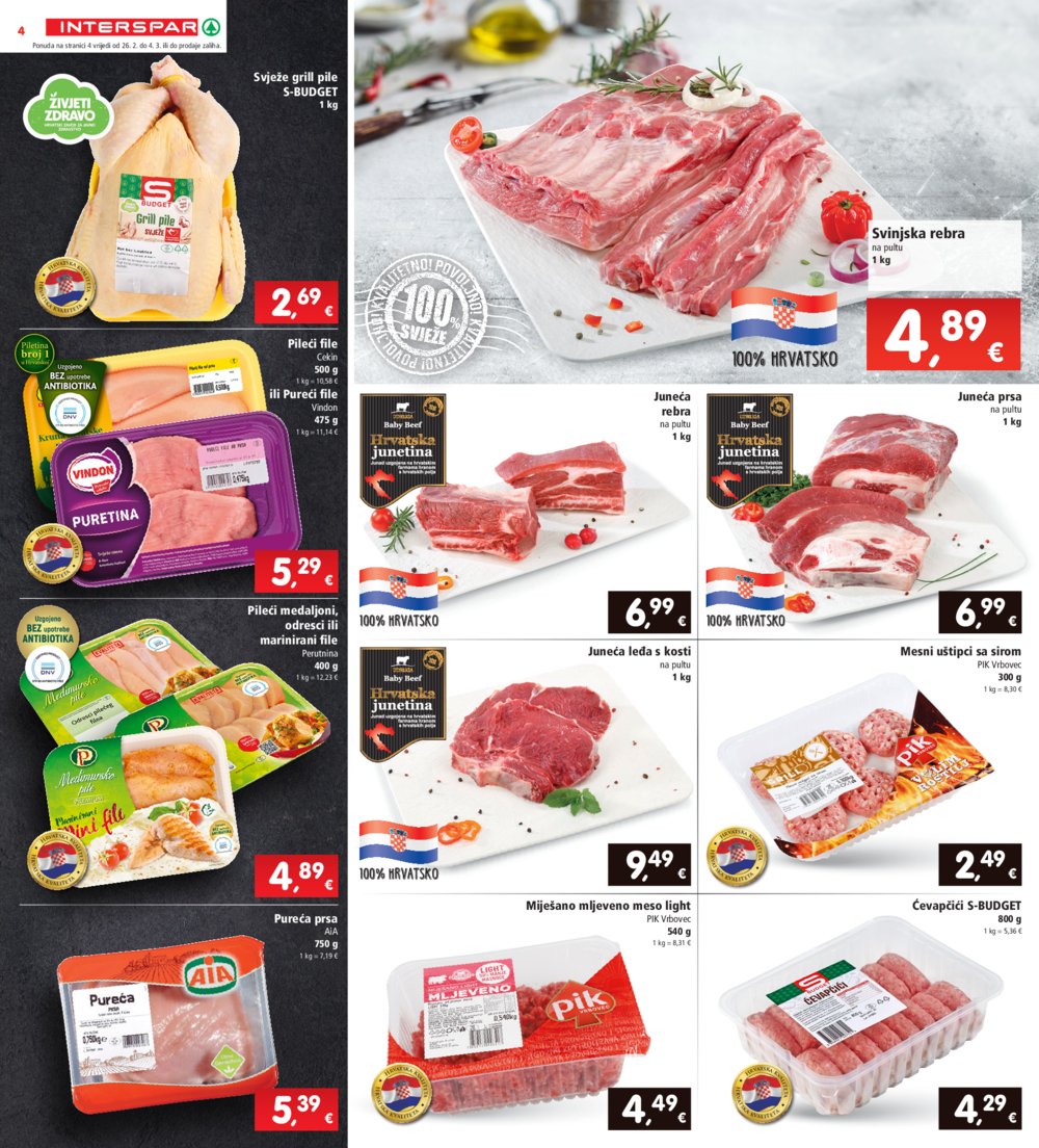 INTERSPAR katalog Akcija 26.02.-04.03.2025.