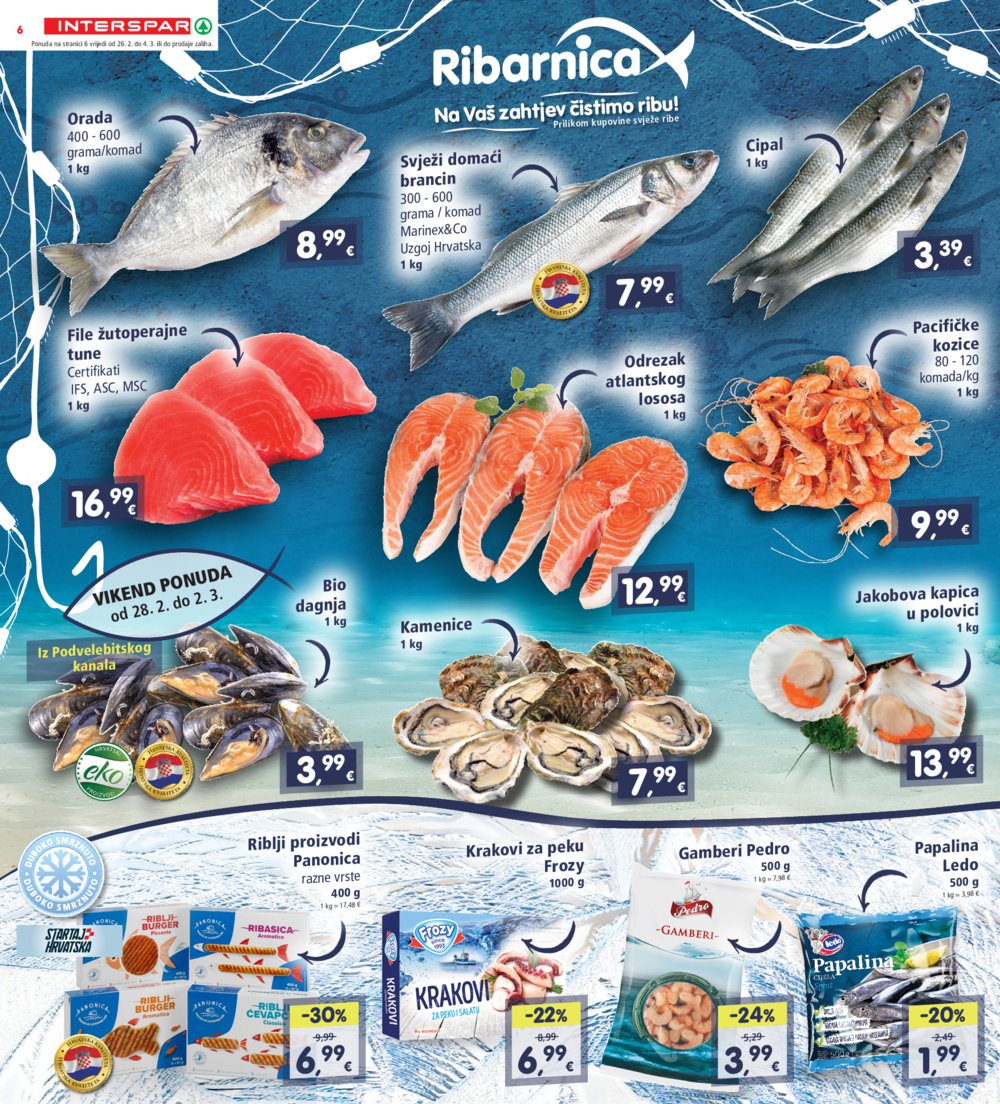 INTERSPAR katalog Akcija 26.02.-04.03.2025.