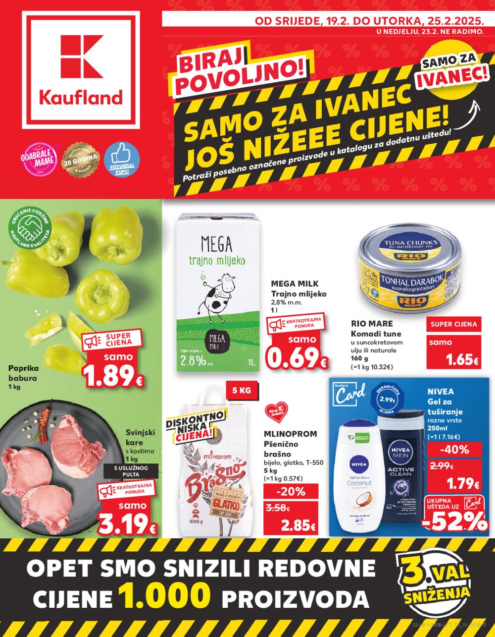 Kaufland katalog Akcija 19.02.-25.02.2025. Ivanec