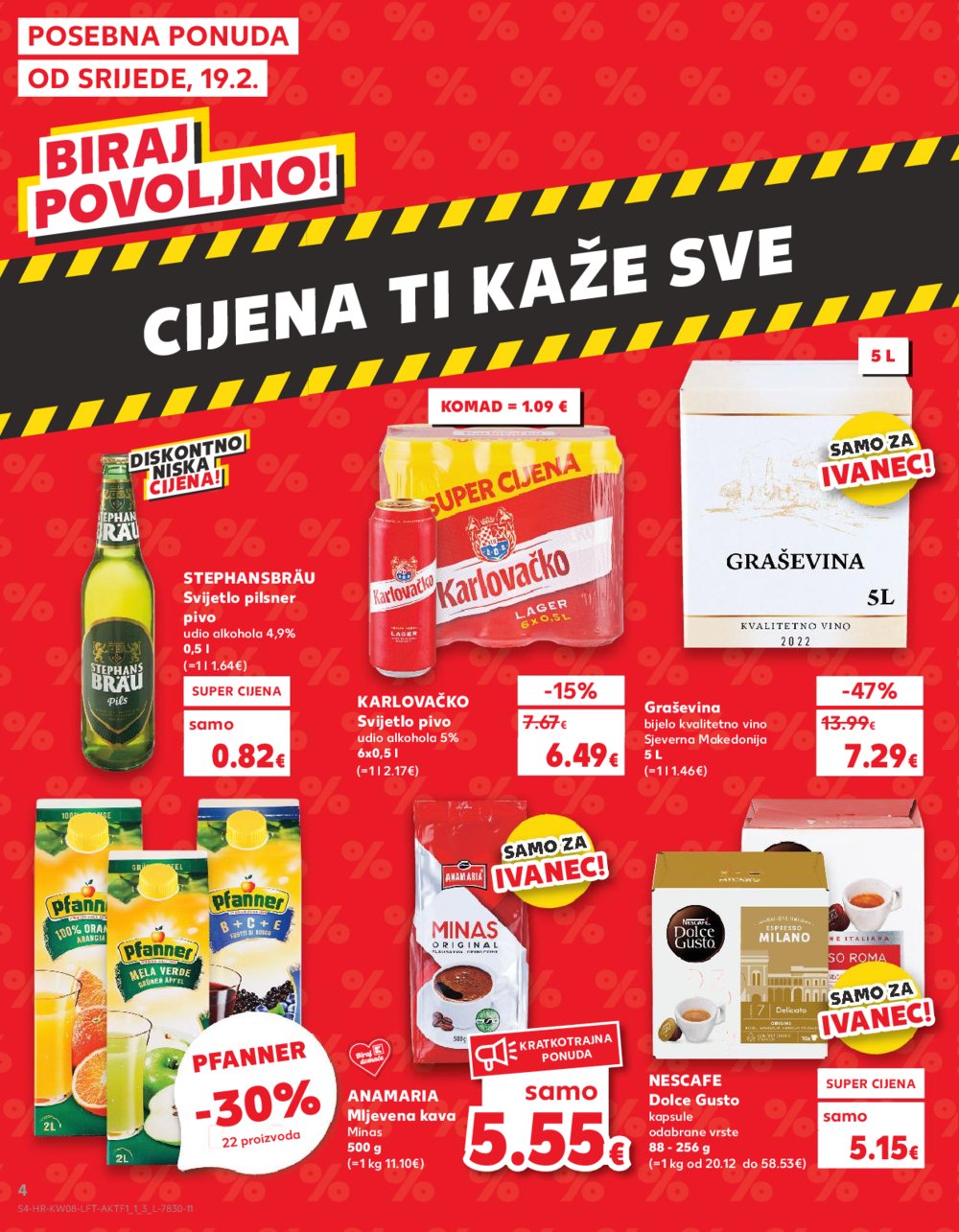 Kaufland katalog Akcija 19.02.-25.02.2025. Ivanec