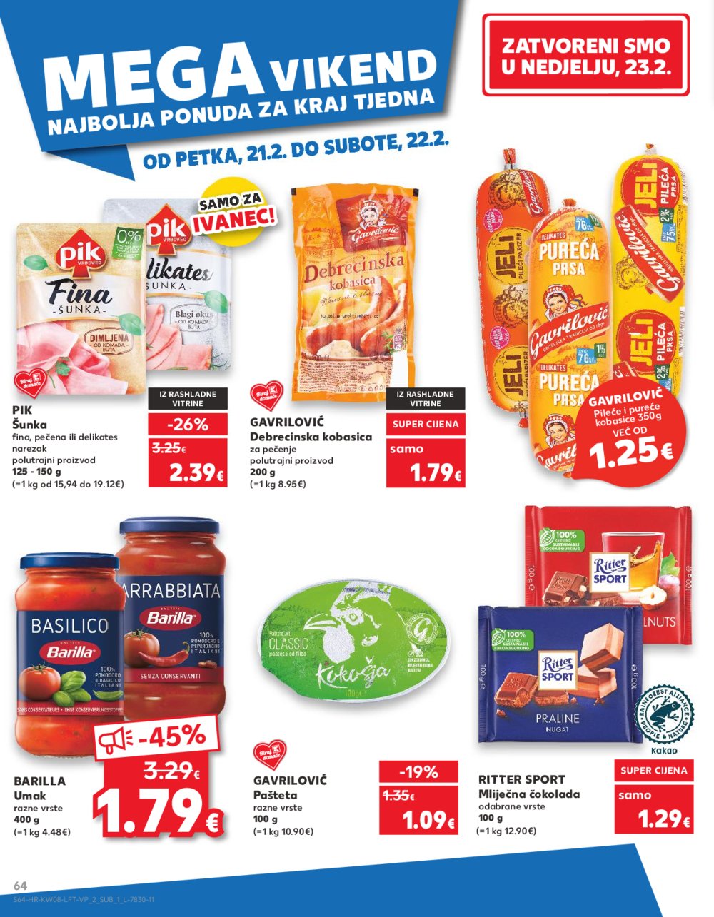 Kaufland katalog Akcija 19.02.-25.02.2025. Ivanec