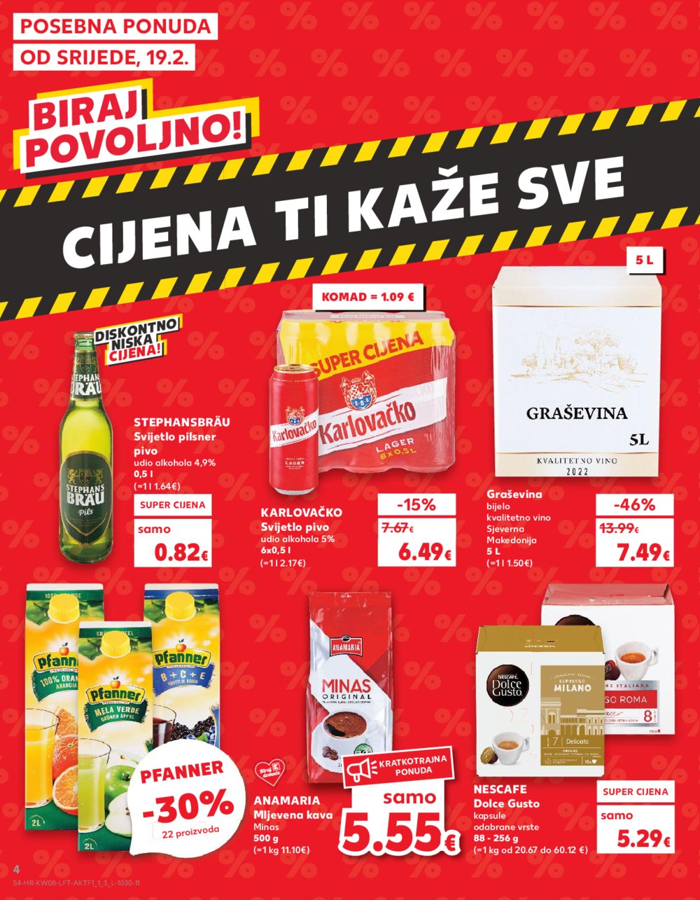 Kaufland katalog Akcija 19.02.-25.02.2025. Odabrane poslovnice