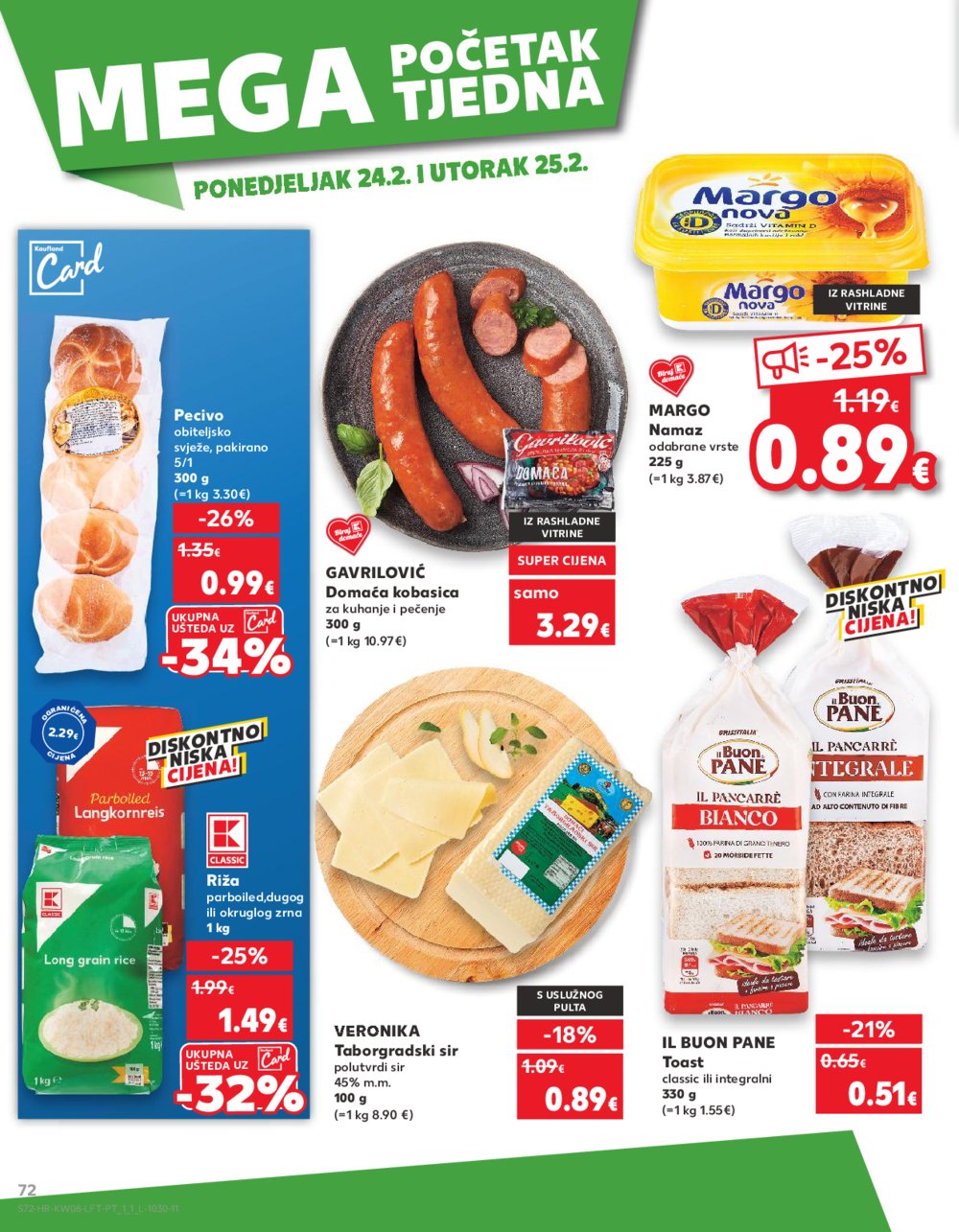 Kaufland katalog Akcija 19.02.-25.02.2025. Odabrane poslovnice