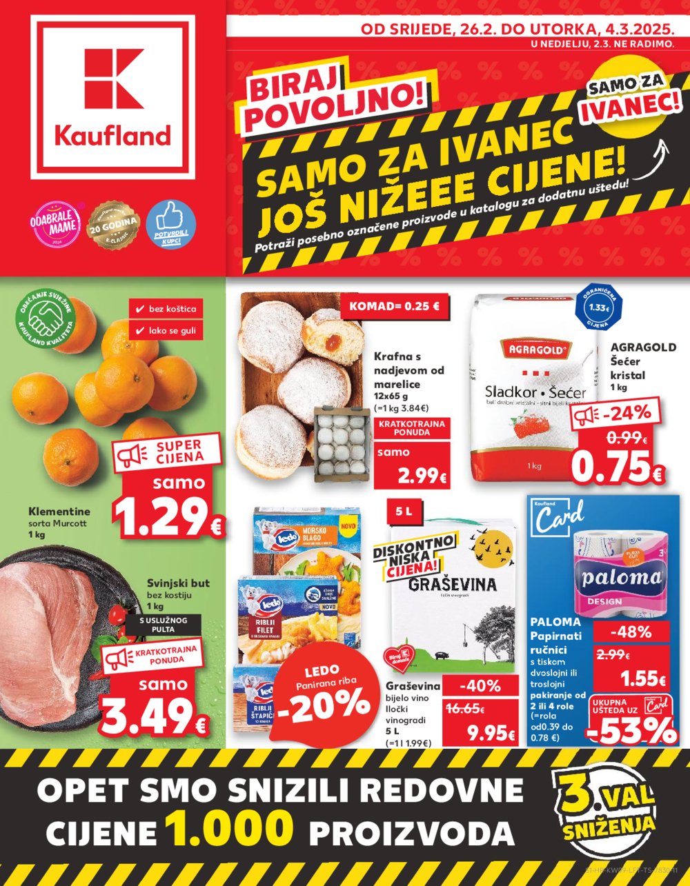 Kaufland katalog Akcija 26.02.-04.03.2025. Ivanec