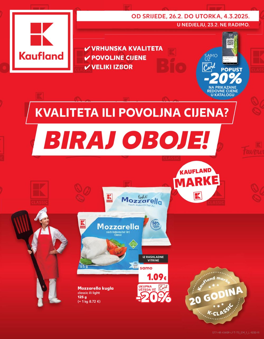 Kaufland katalog Akcija 26.02.-04.03.2025. Odabrane poslovnice