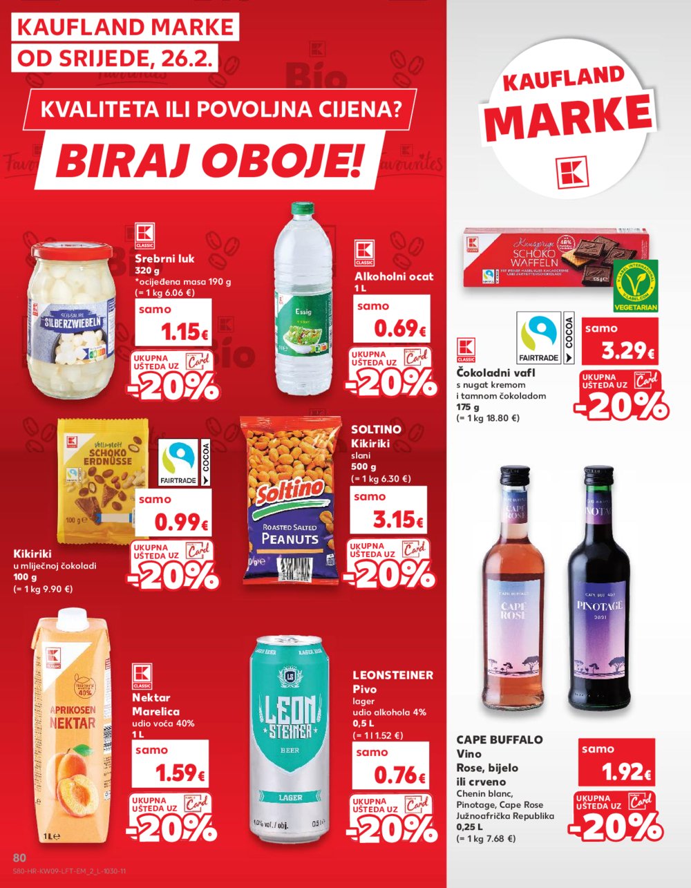 Kaufland katalog Akcija 26.02.-04.03.2025. Odabrane poslovnice