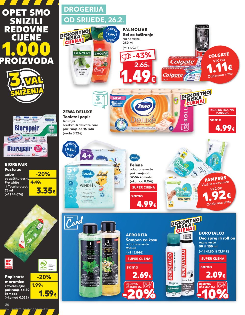 Kaufland katalog Akcija 26.02.-04.03.2025. VG, Ro, Ma, Vu, Po, Vod, DS