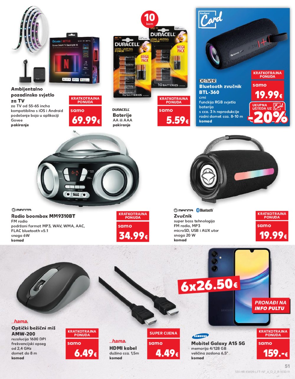 Kaufland katalog Akcija 26.02.-04.03.2025. VG, Ro, Ma, Vu, Po, Vod, DS