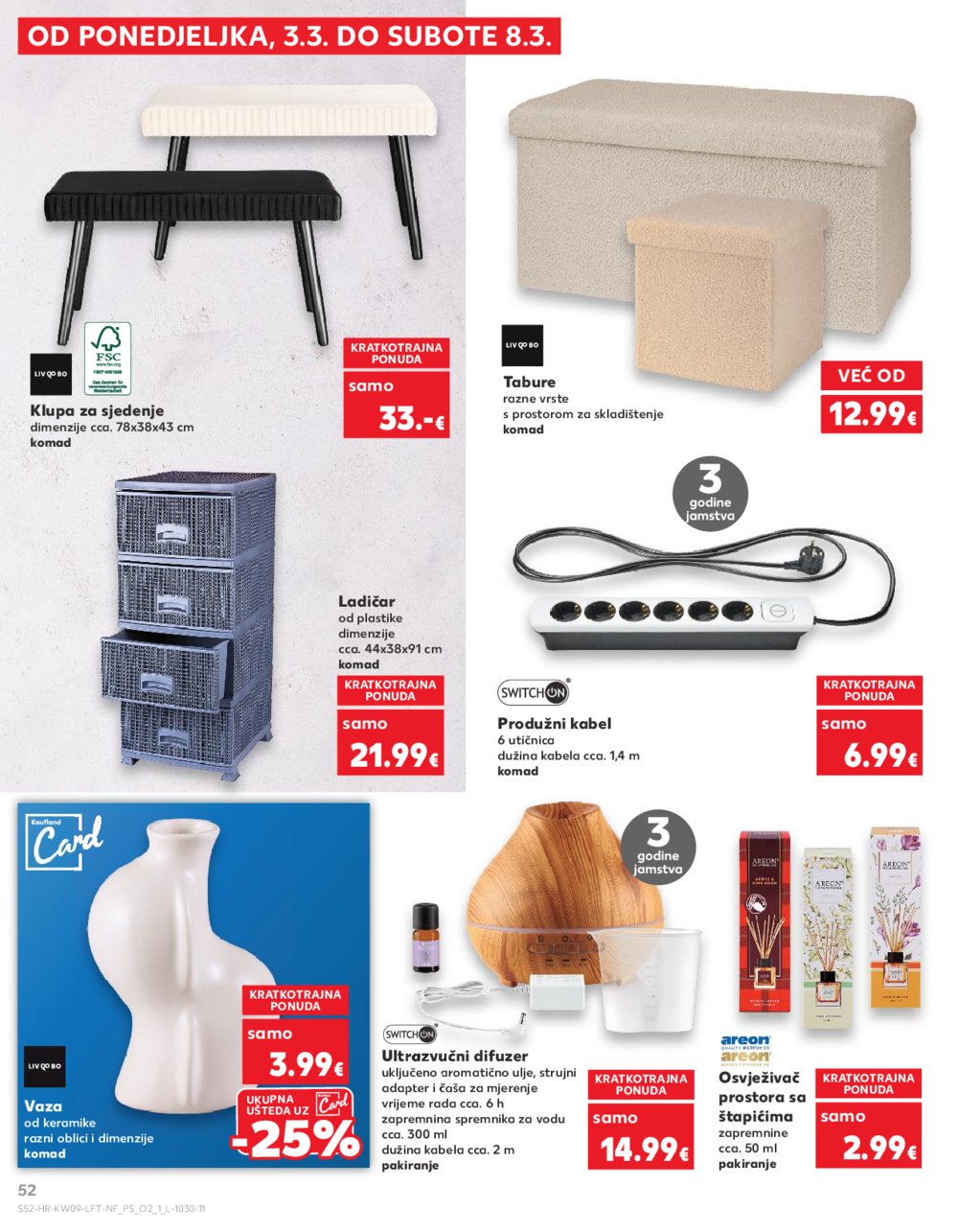 Kaufland katalog Akcija 26.02.-04.03.2025. VG, Ro, Ma, Vu, Po, Vod, DS