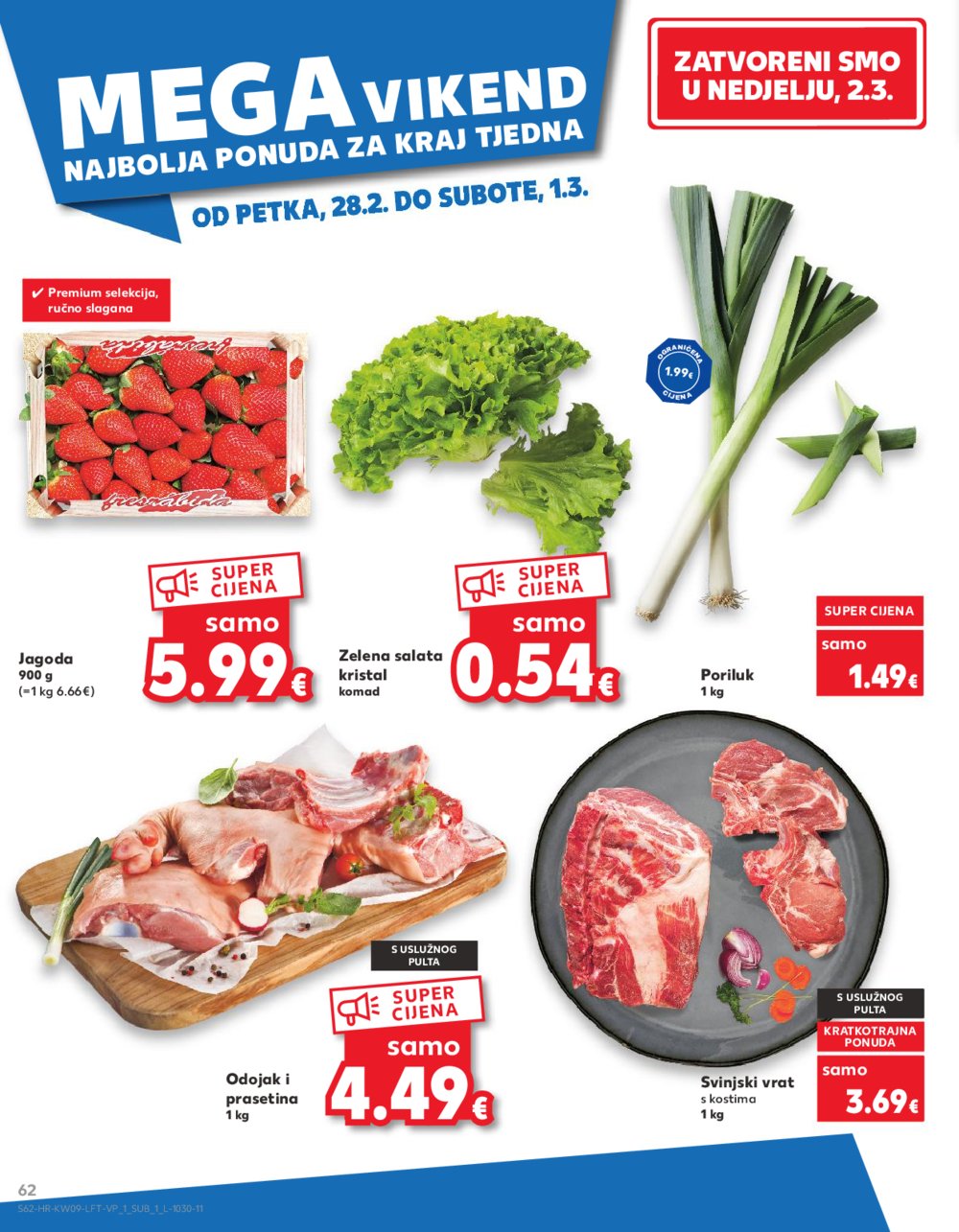 Kaufland katalog Akcija 26.02.-04.03.2025. VG, Ro, Ma, Vu, Po, Vod, DS