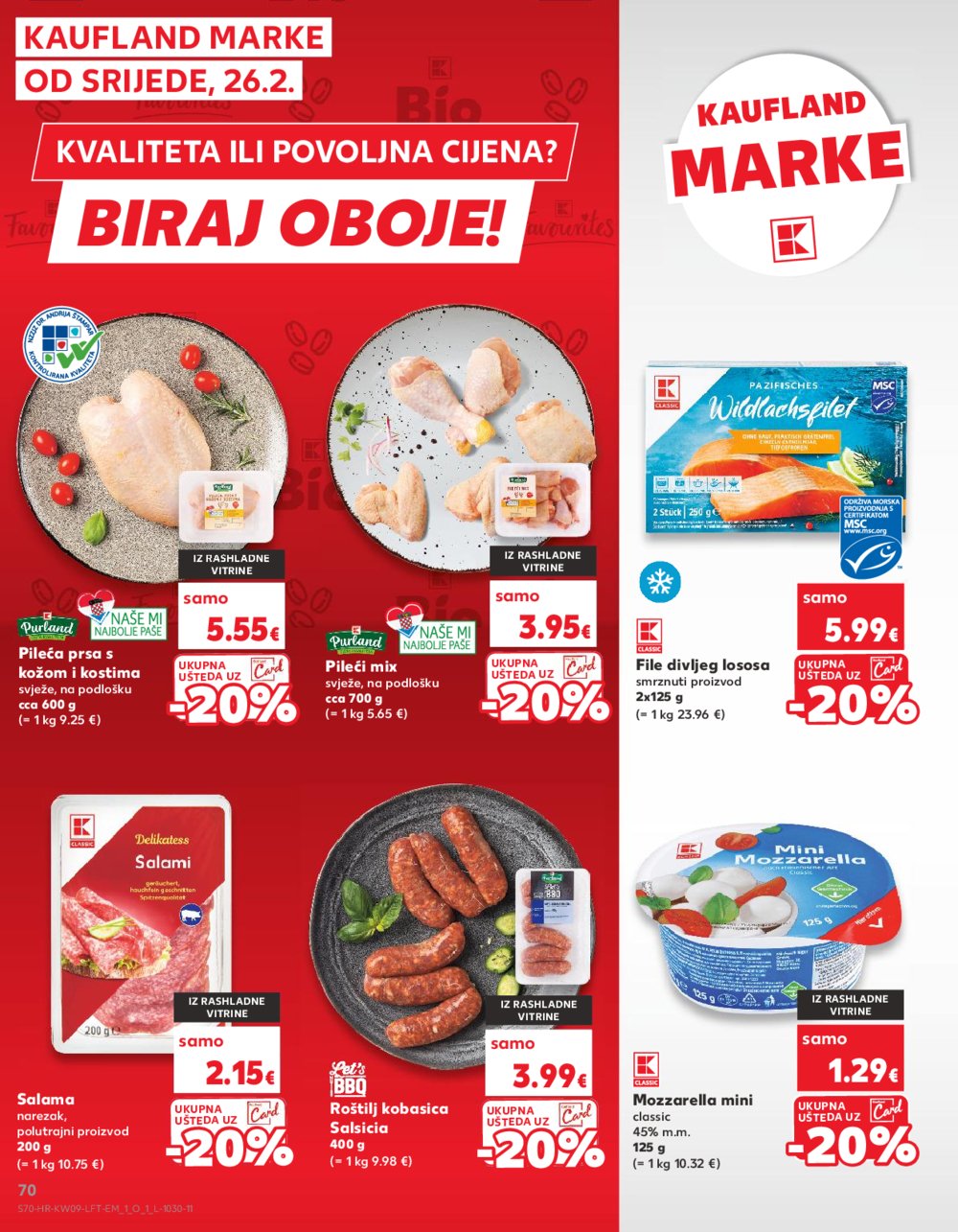 Kaufland katalog Akcija 26.02.-04.03.2025. VG, Ro, Ma, Vu, Po, Vod, DS