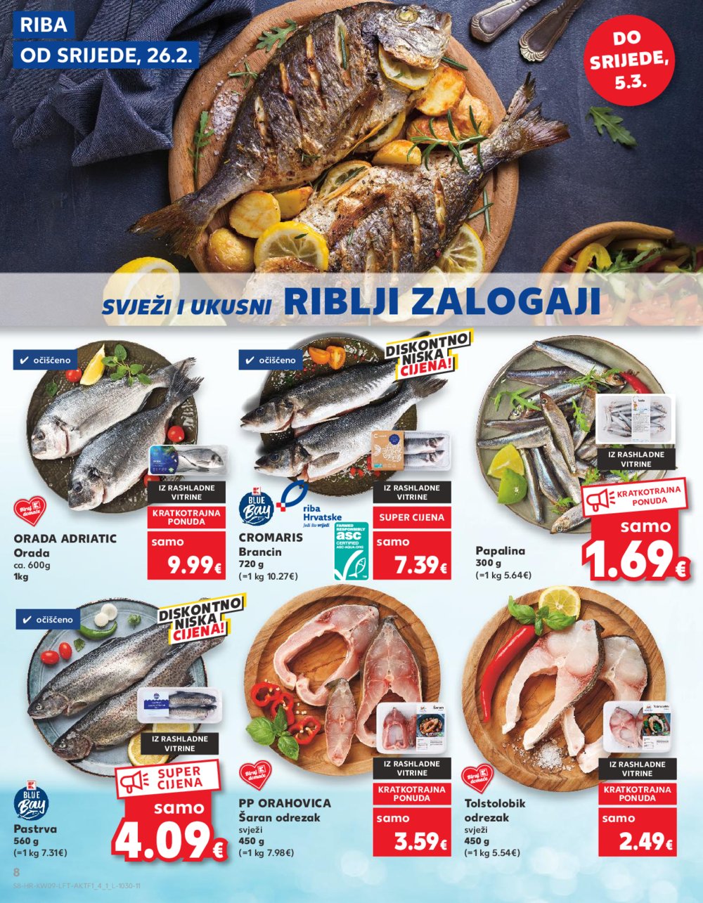 Kaufland katalog Akcija 26.02.-04.03.2025. VG, Ro, Ma, Vu, Po, Vod, DS