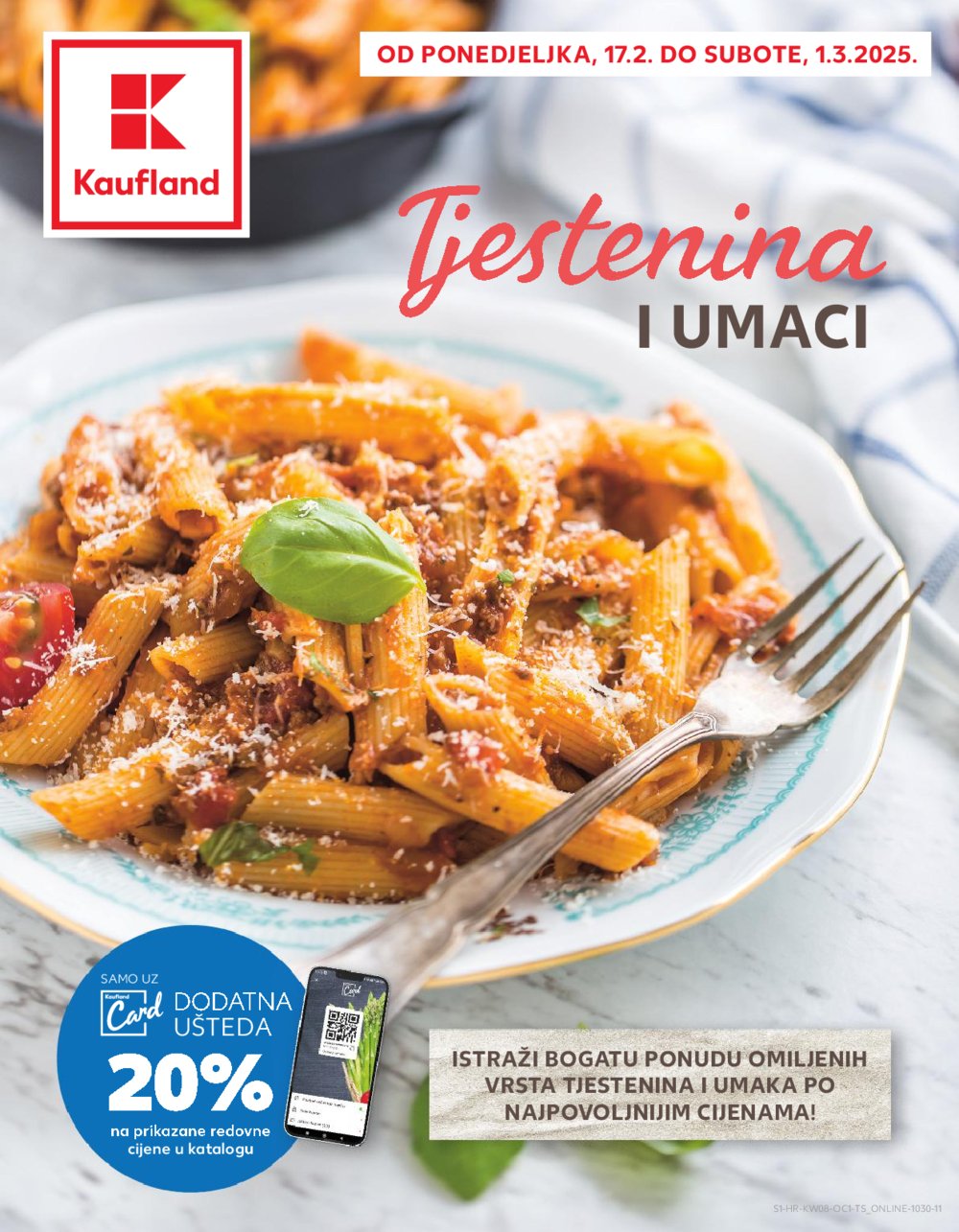 Kaufland katalog Tjestenina i umaci 17.02.-01.03.2025. 