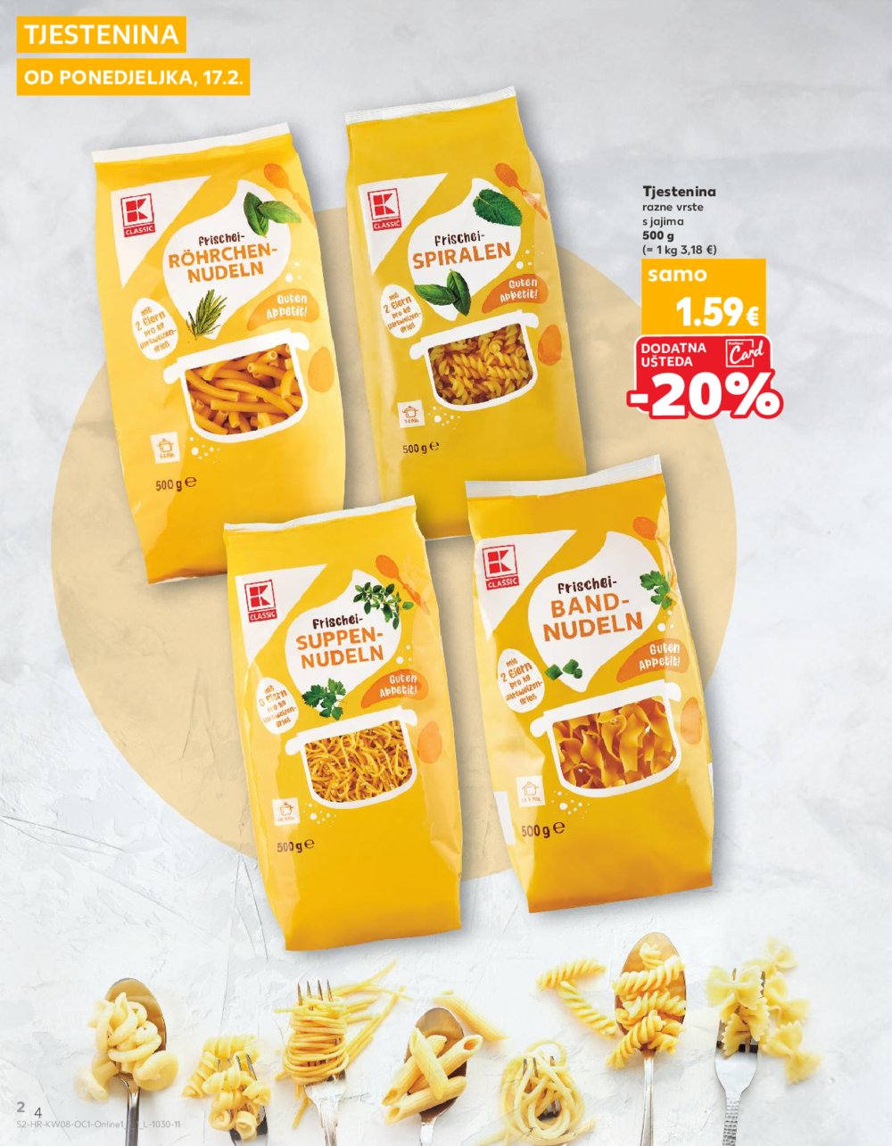 Kaufland katalog Tjestenina i umaci 17.02.-01.03.2025. 