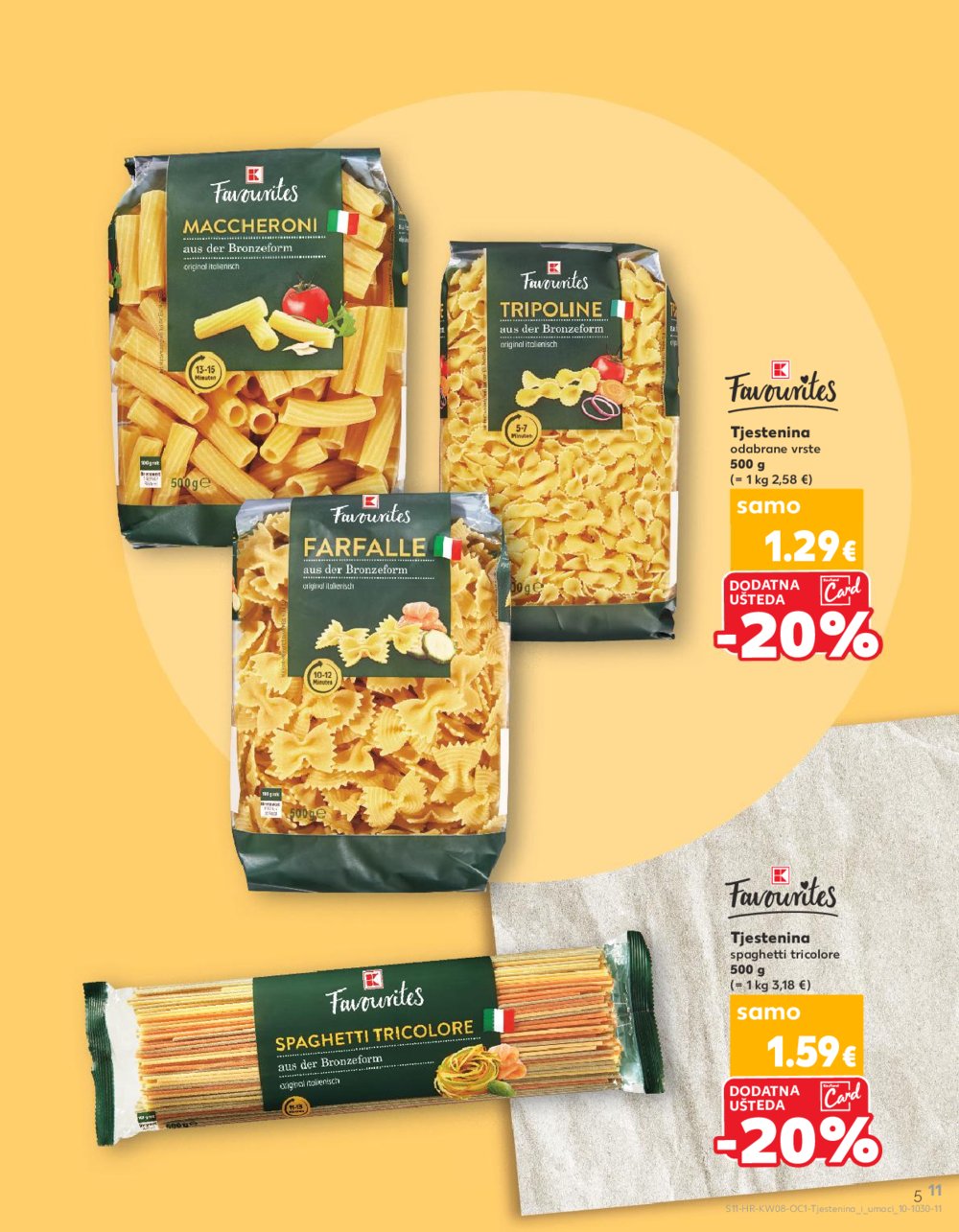 Kaufland katalog Tjestenina i umaci 17.02.-01.03.2025. 