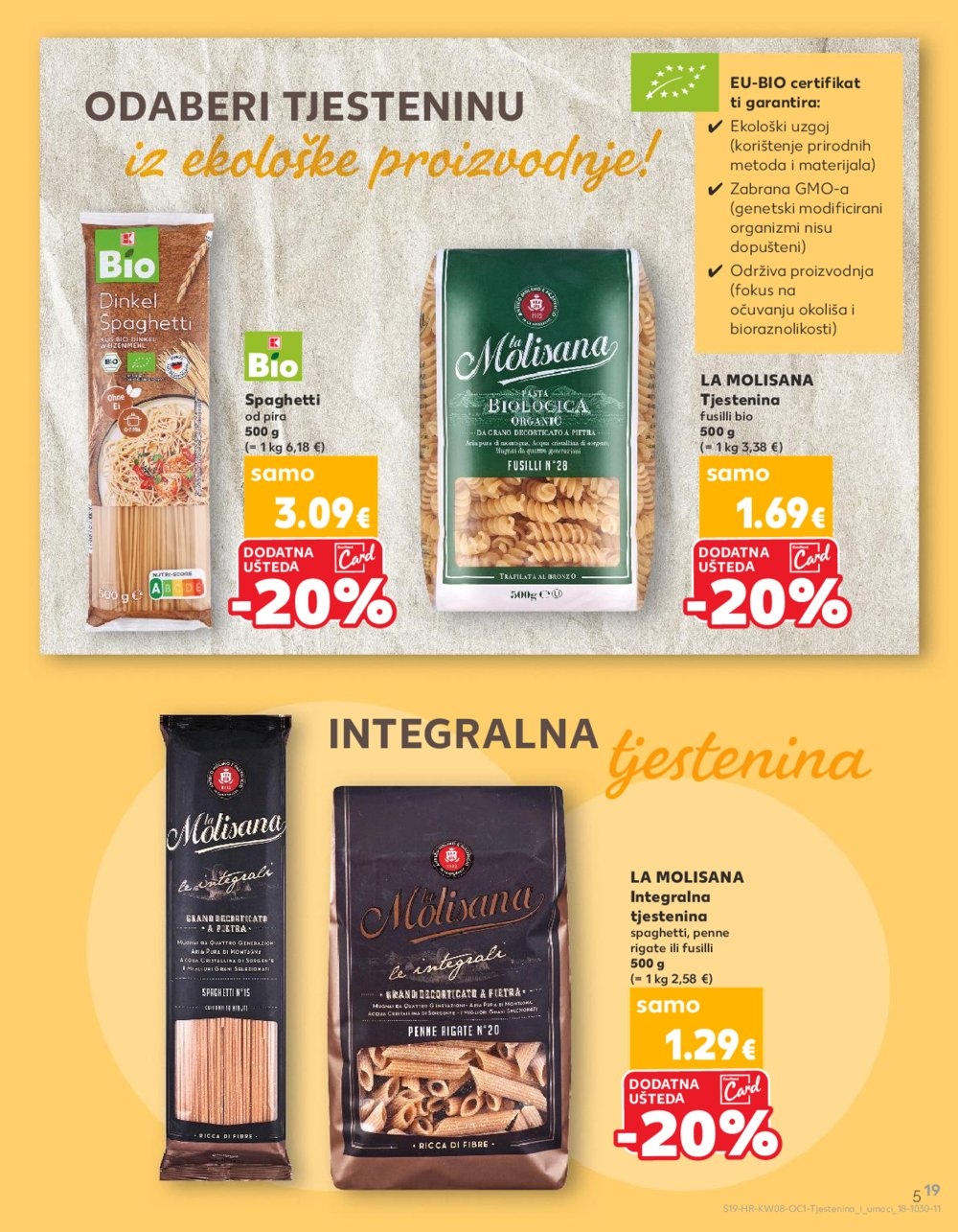 Kaufland katalog Tjestenina i umaci 17.02.-01.03.2025. 