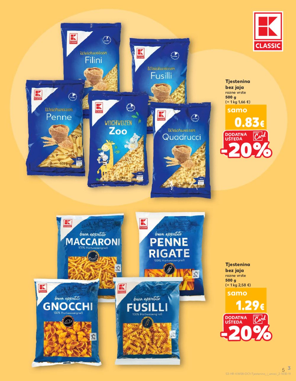 Kaufland katalog Tjestenina i umaci 17.02.-01.03.2025. 