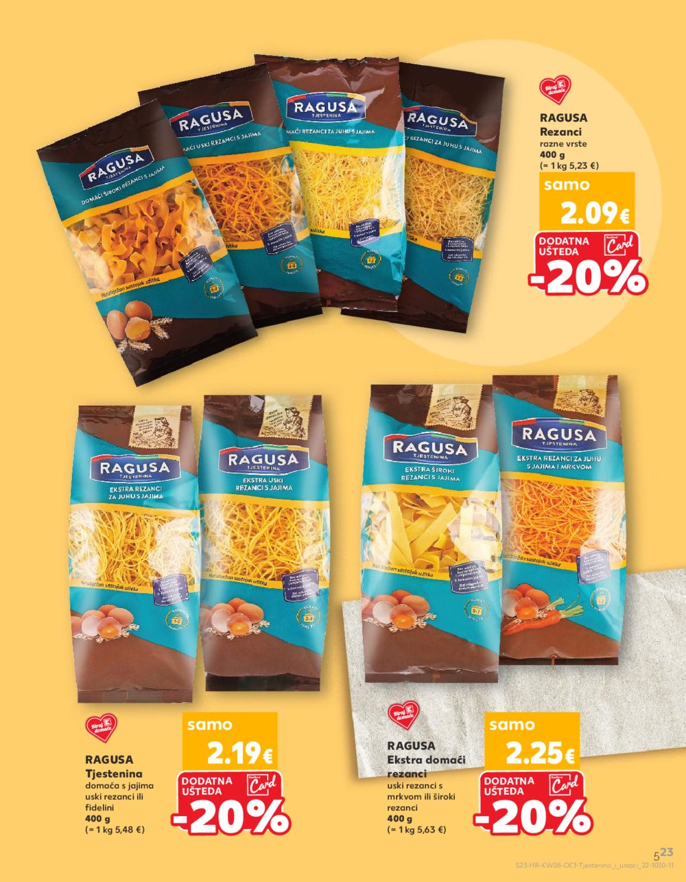 Kaufland katalog Tjestenina i umaci 17.02.-01.03.2025. 