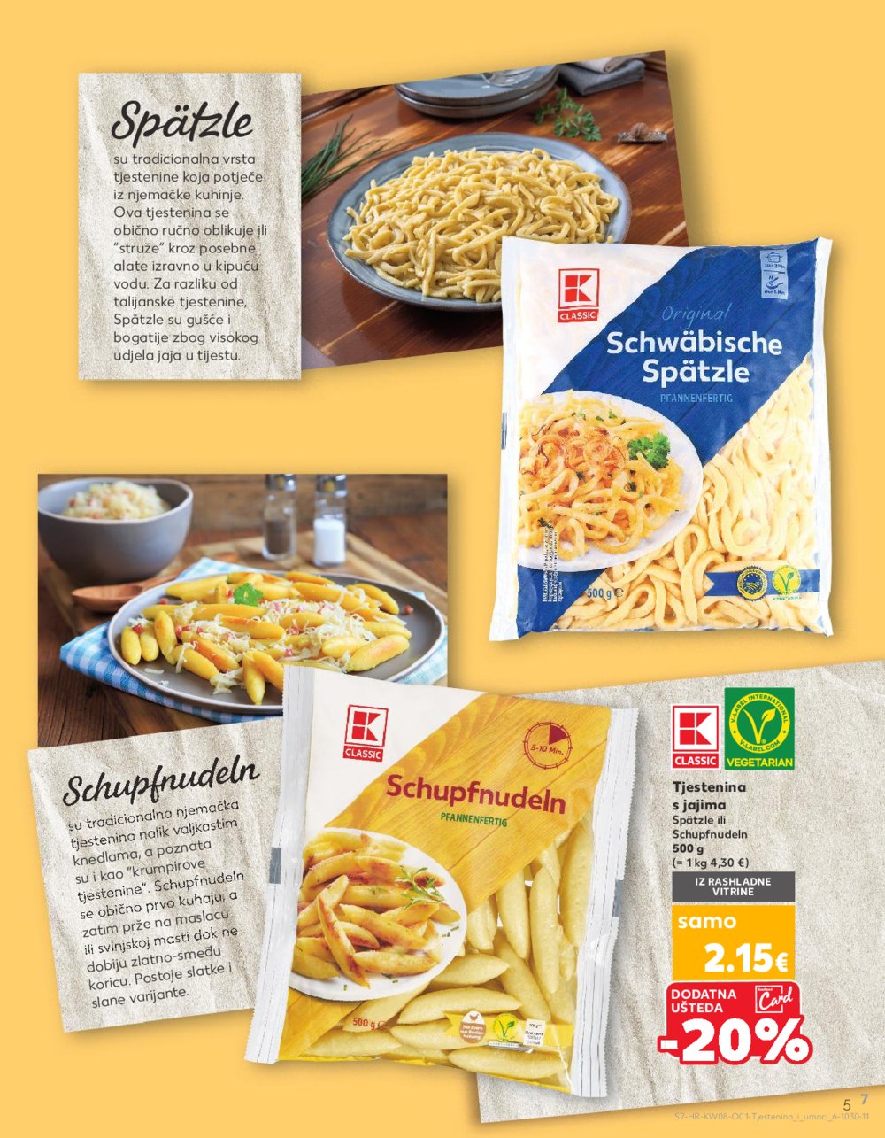 Kaufland katalog Tjestenina i umaci 17.02.-01.03.2025. 