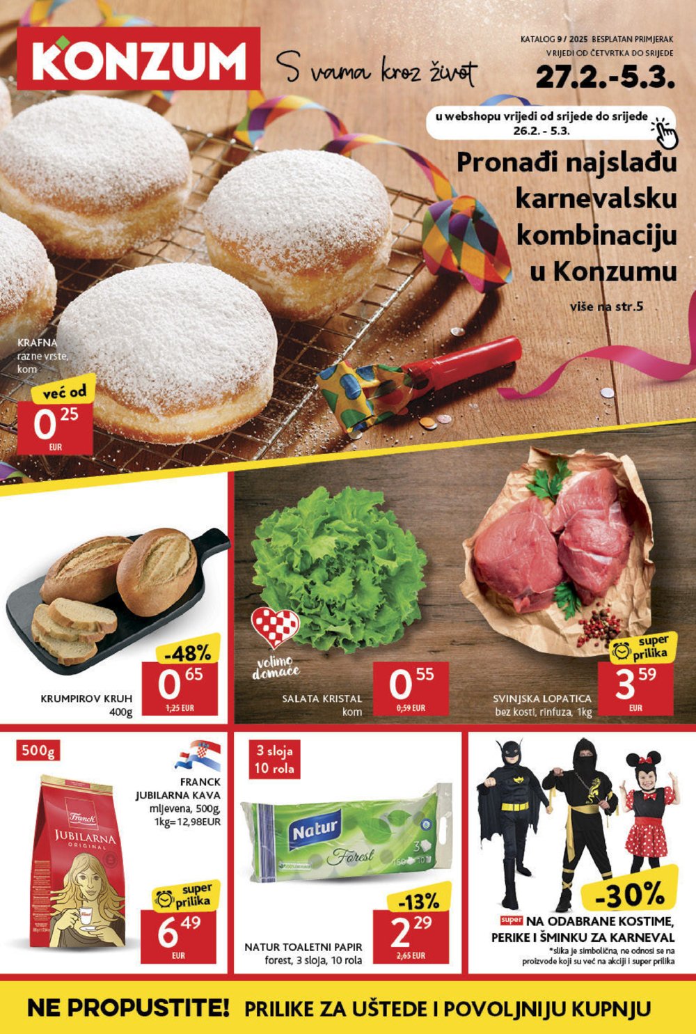 Konzum katalog Akcija 27.02.-05.03.2025.