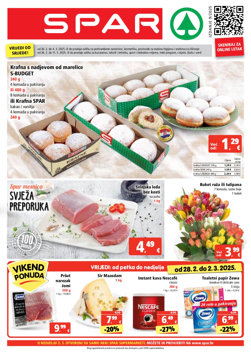 SPAR katalog Akcija 26.02.-04.03.2025.