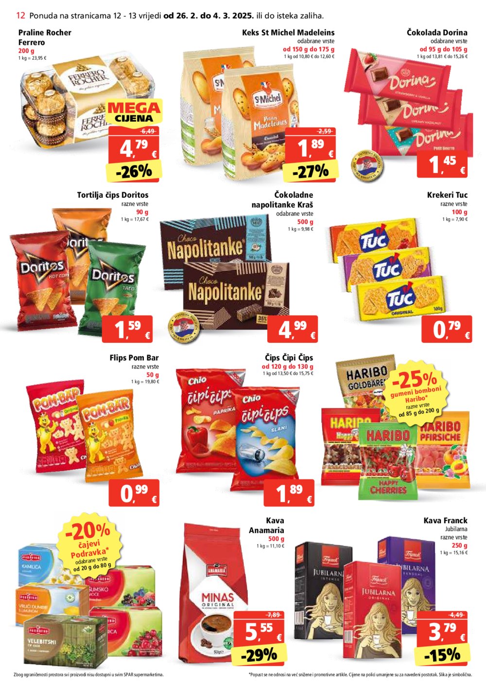 SPAR katalog Akcija 26.02.-04.03.2025.