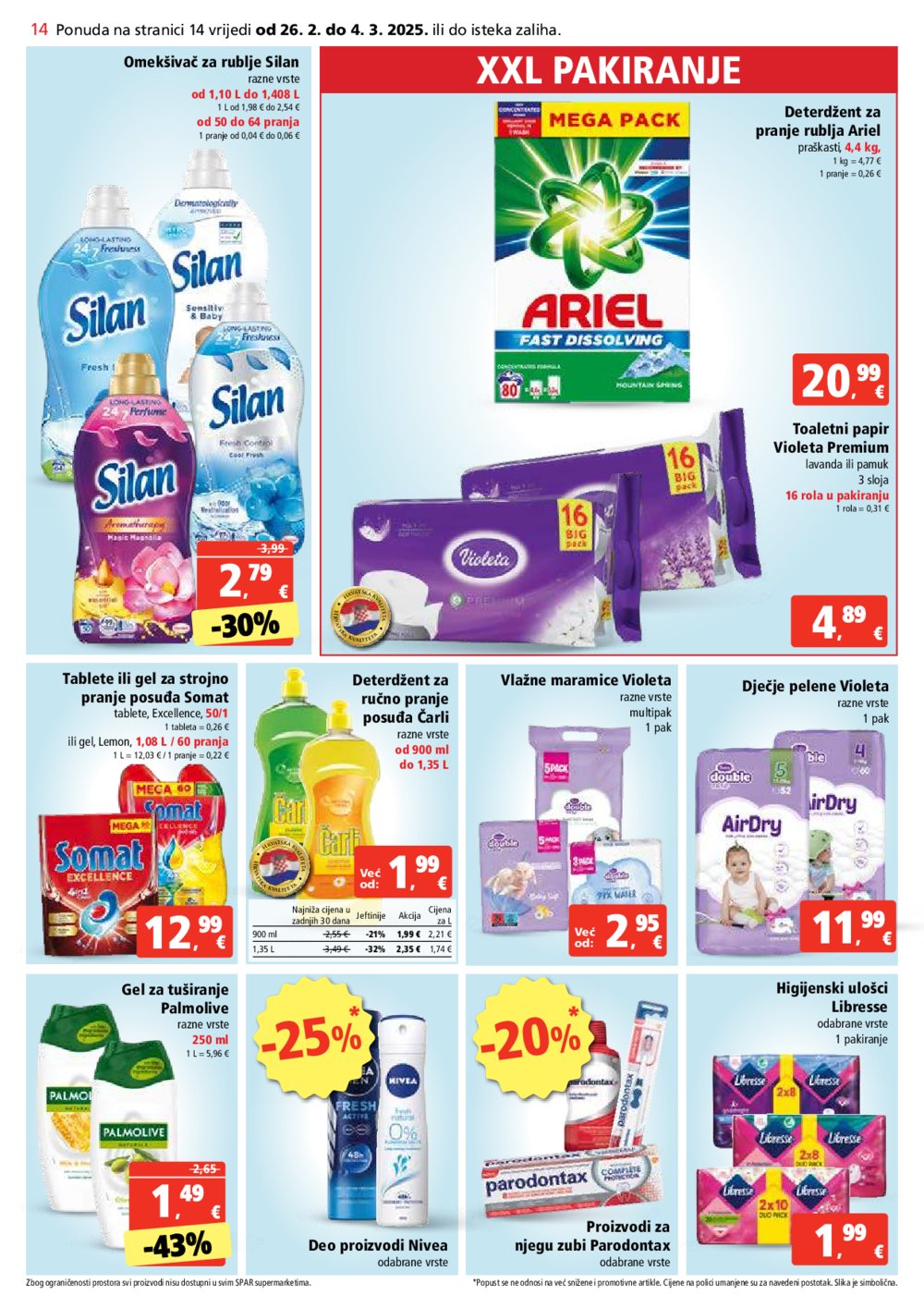 SPAR katalog Akcija 26.02.-04.03.2025.