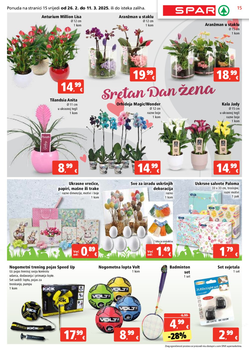 SPAR katalog Akcija 26.02.-04.03.2025.