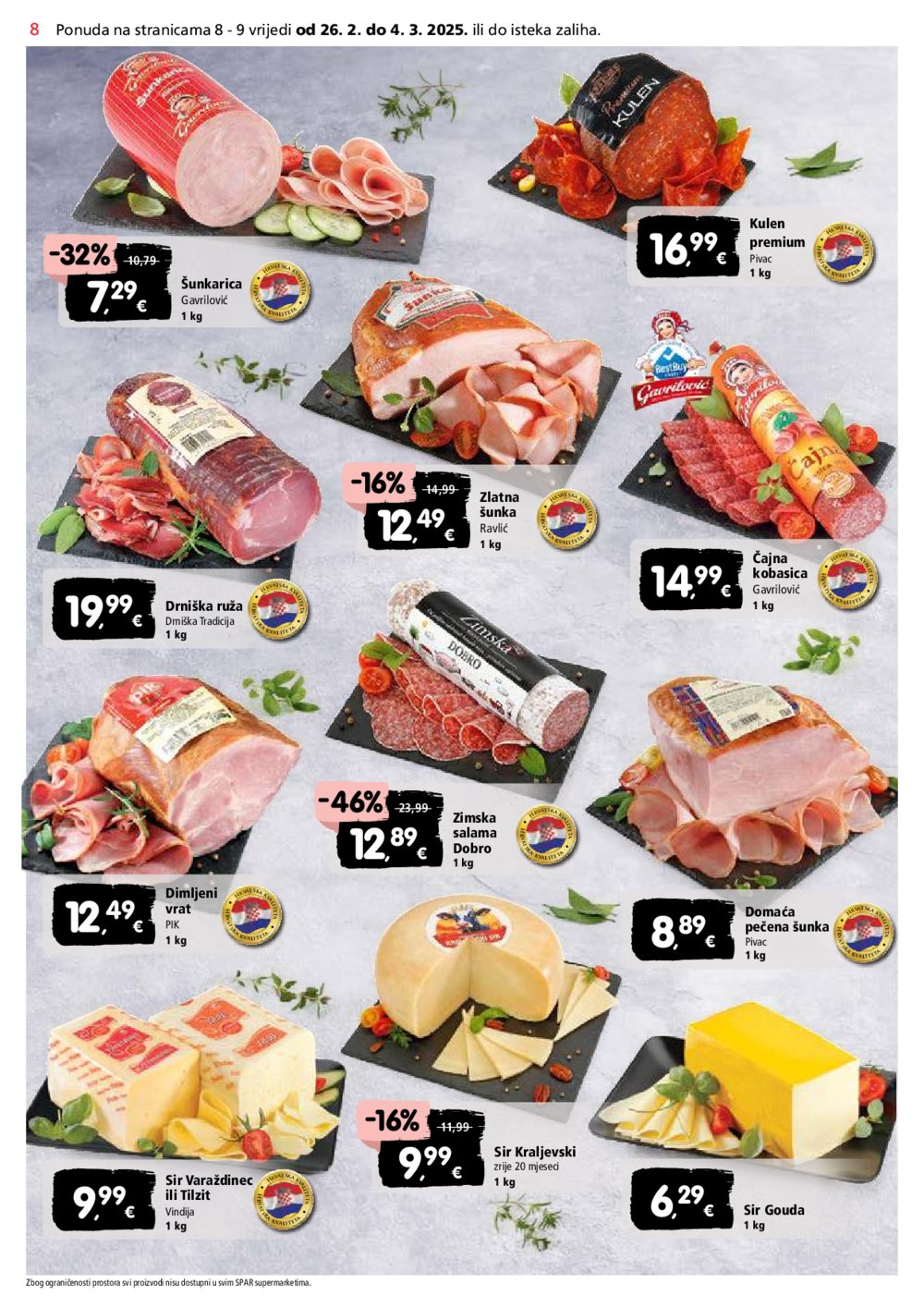 SPAR katalog Akcija 26.02.-04.03.2025.