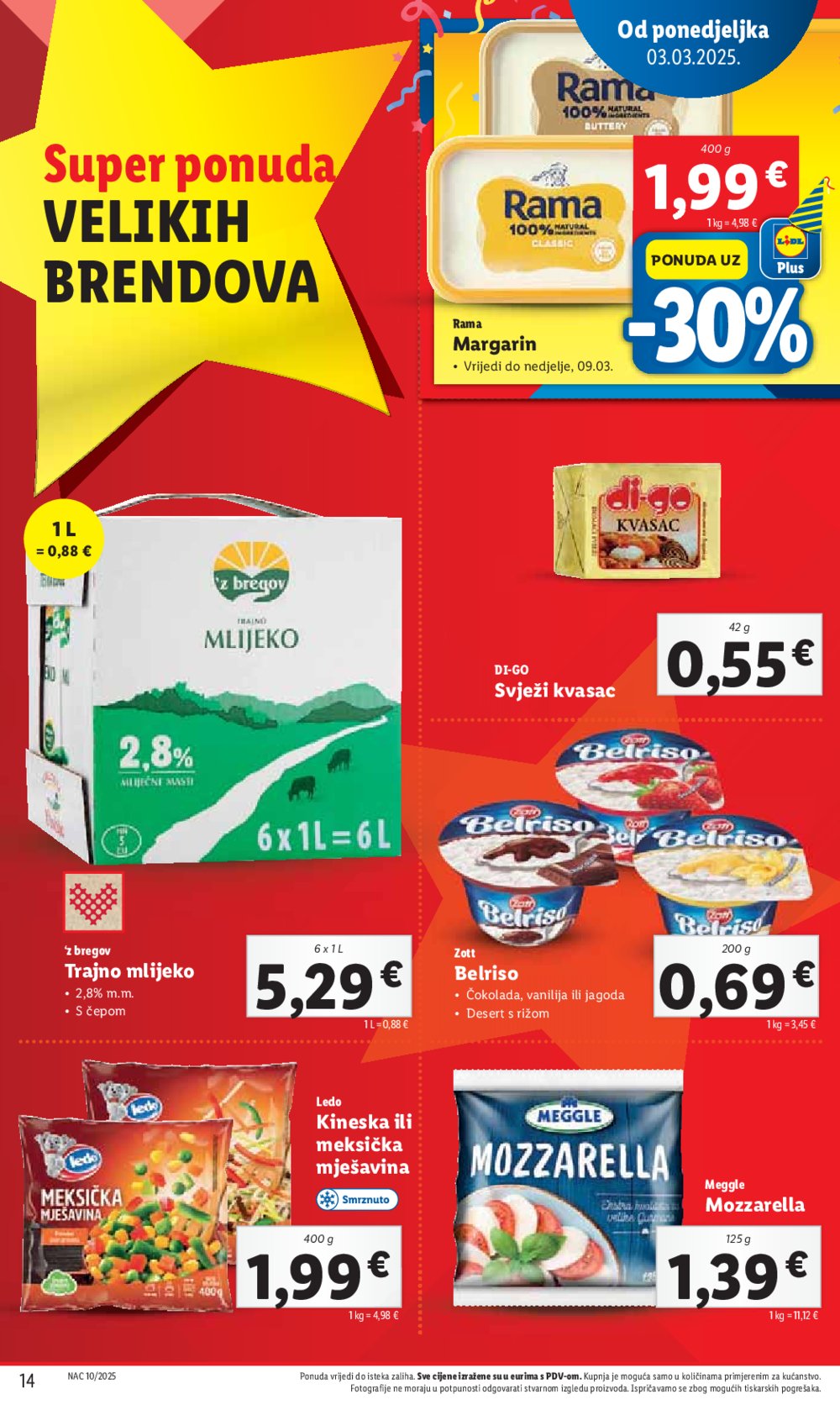 Lidl katalog Super ponuda od ponedjeljka 03.03.-09.03.2025.