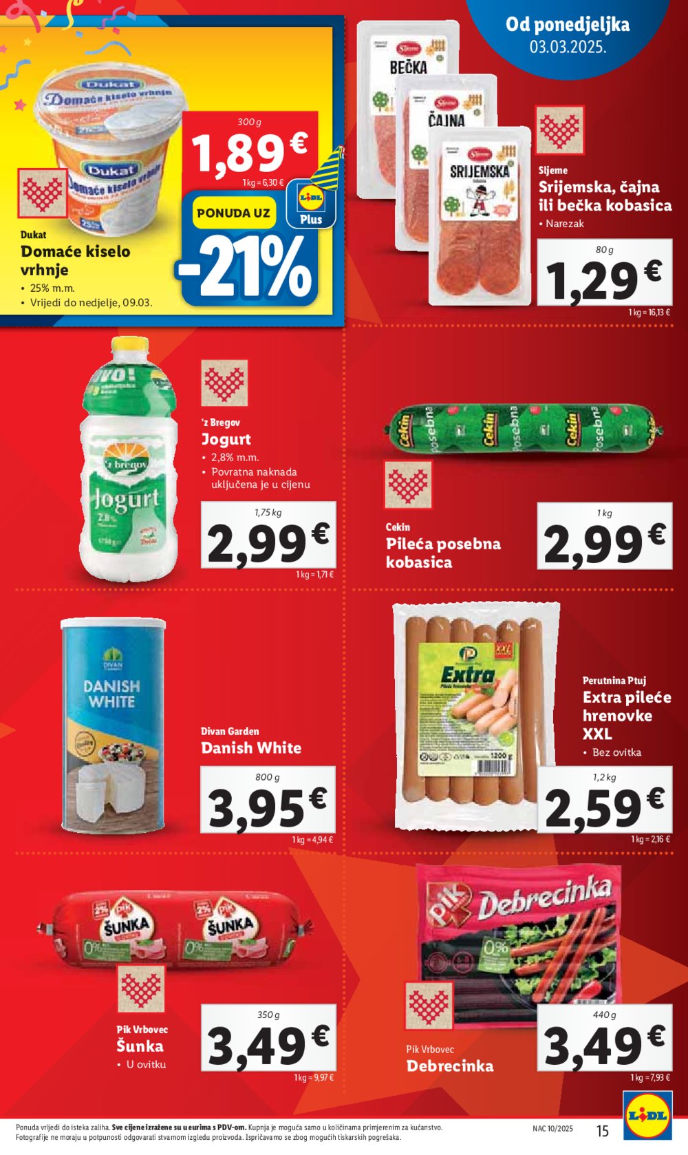 Lidl katalog Super ponuda od ponedjeljka 03.03.-09.03.2025.