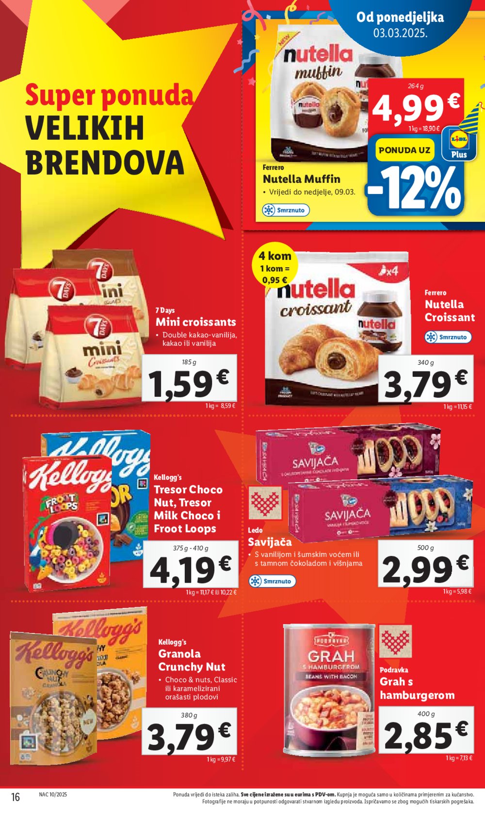 Lidl katalog Super ponuda od ponedjeljka 03.03.-09.03.2025.