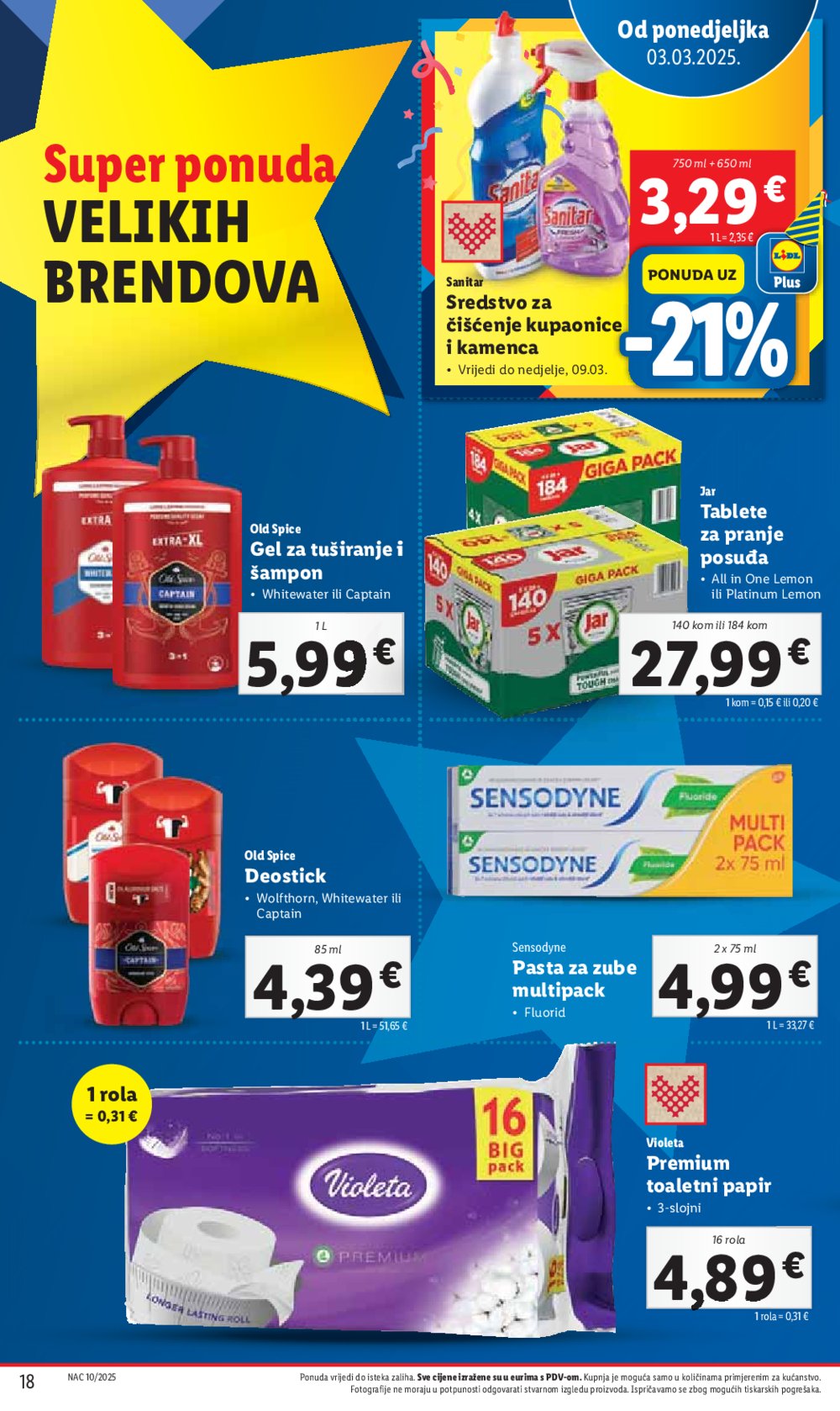 Lidl katalog Super ponuda od ponedjeljka 03.03.-09.03.2025.