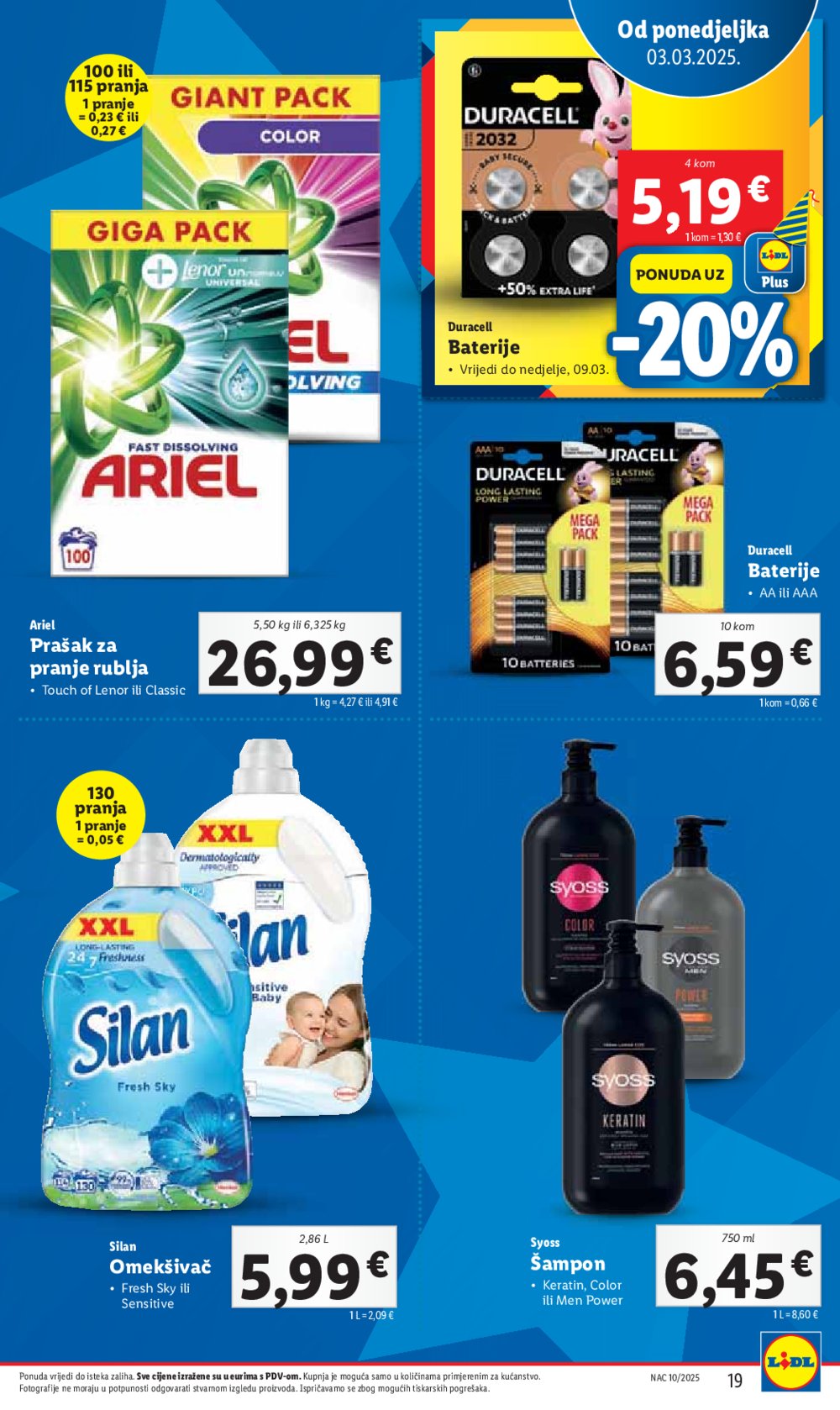 Lidl katalog Super ponuda od ponedjeljka 03.03.-09.03.2025.