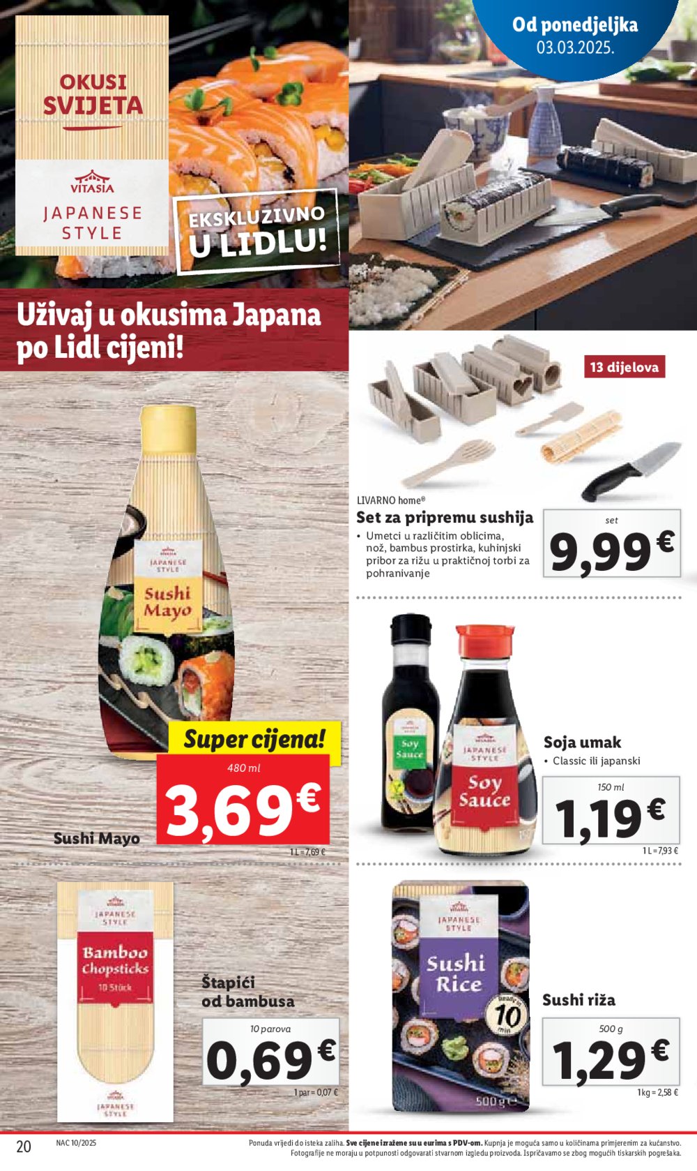 Lidl katalog Super ponuda od ponedjeljka 03.03.-09.03.2025.