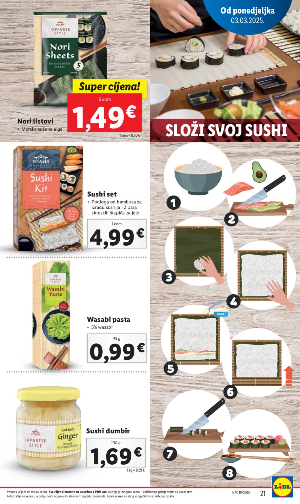 Lidl katalog Super ponuda od ponedjeljka 03.03.-09.03.2025.