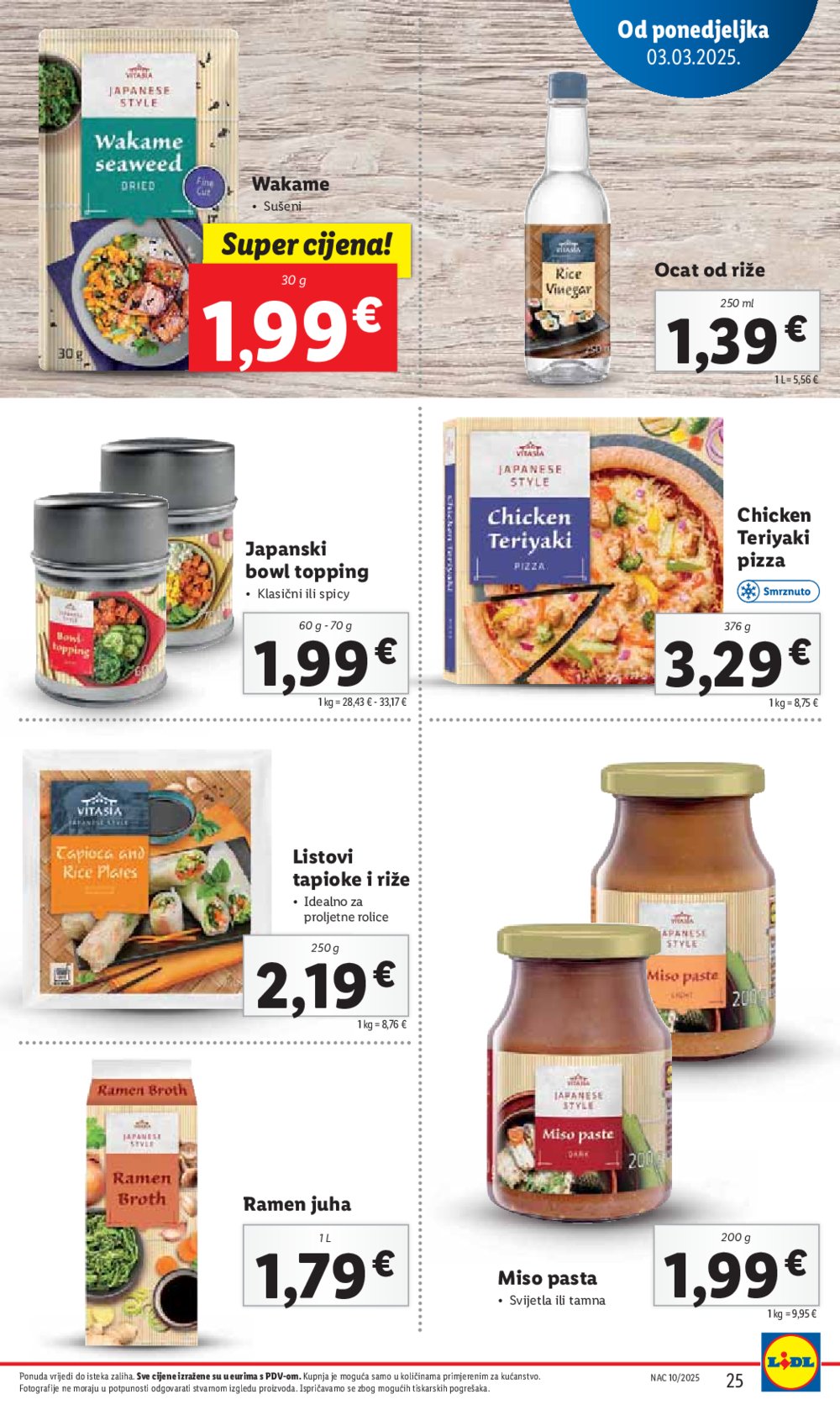 Lidl katalog Super ponuda od ponedjeljka 03.03.-09.03.2025.