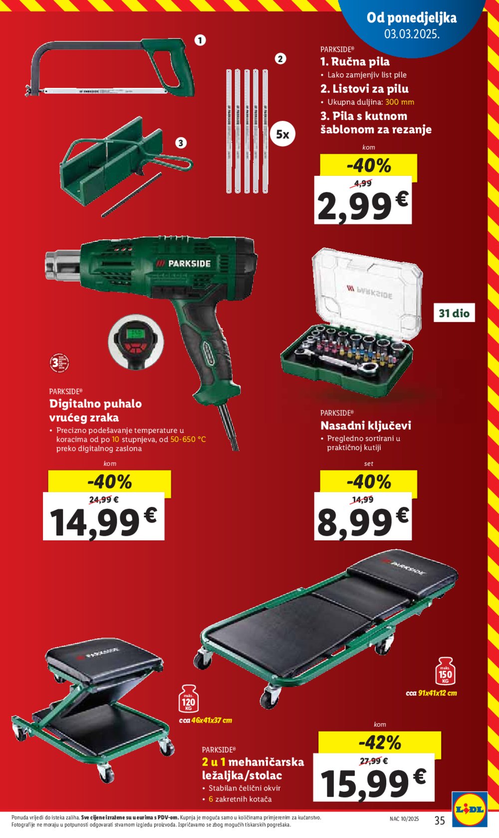 Lidl katalog Super ponuda od ponedjeljka 03.03.-09.03.2025.