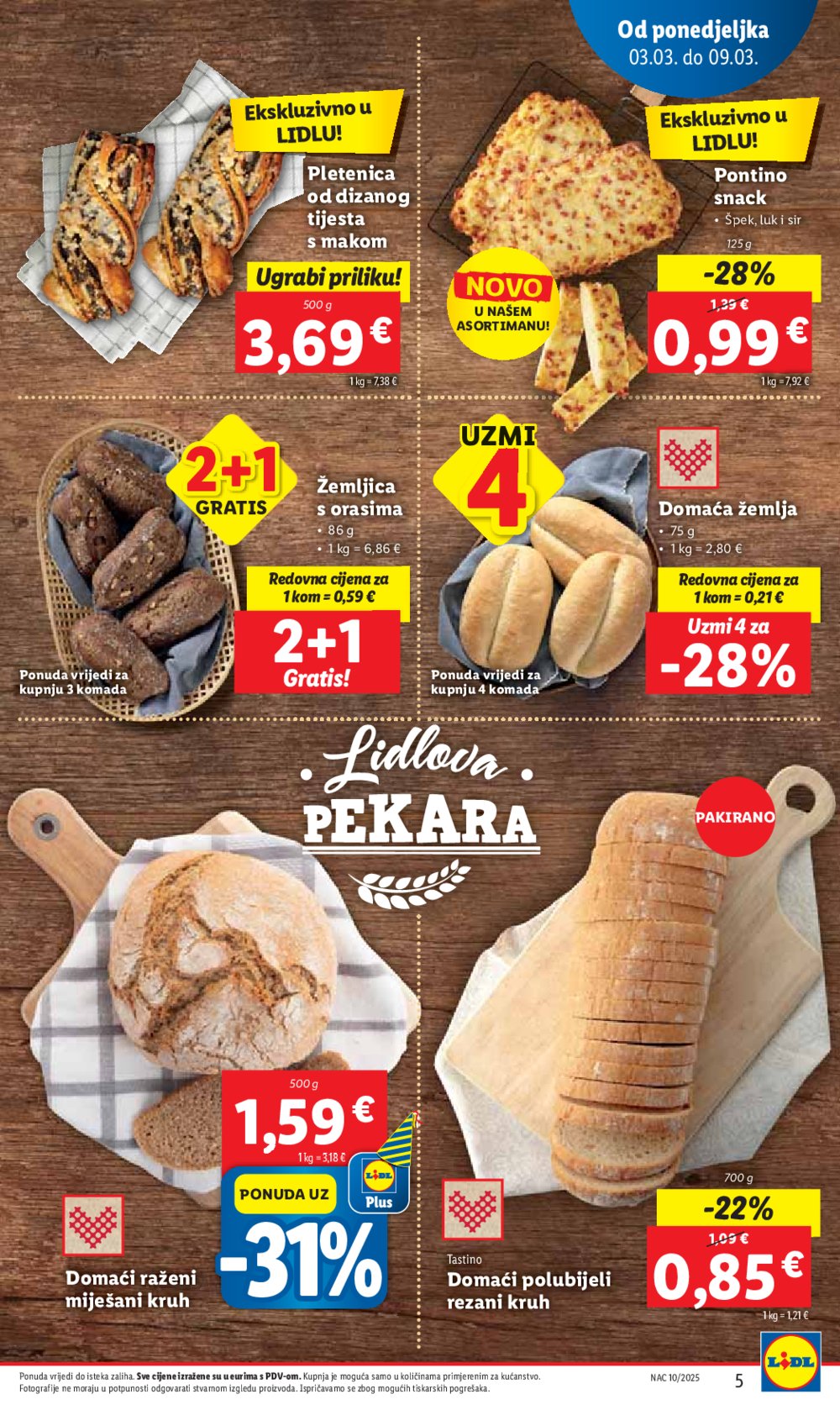 Lidl katalog Super ponuda od ponedjeljka 03.03.-09.03.2025.