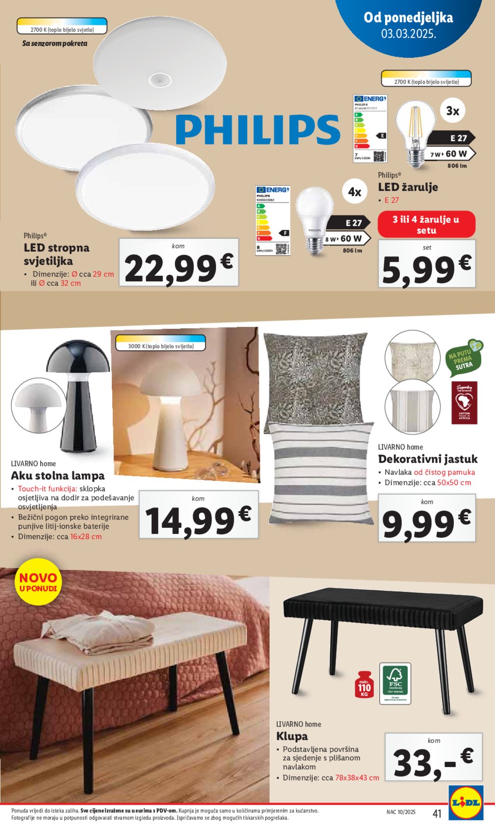 Lidl katalog Super ponuda od ponedjeljka 03.03.-09.03.2025.