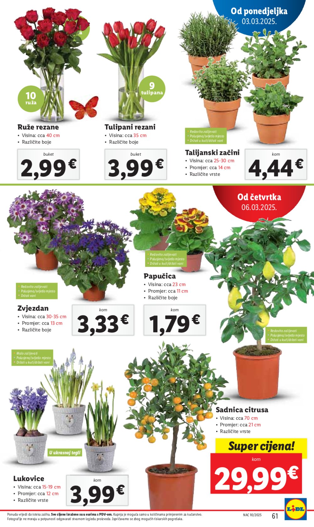 Lidl katalog Super ponuda od ponedjeljka 03.03.-09.03.2025.