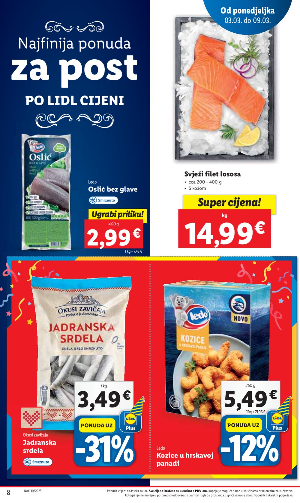 Lidl katalog Super ponuda od ponedjeljka 03.03.-09.03.2025.