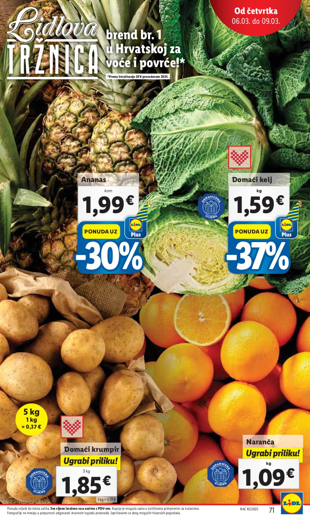 Lidl katalog Super ponuda od ponedjeljka 03.03.-09.03.2025.