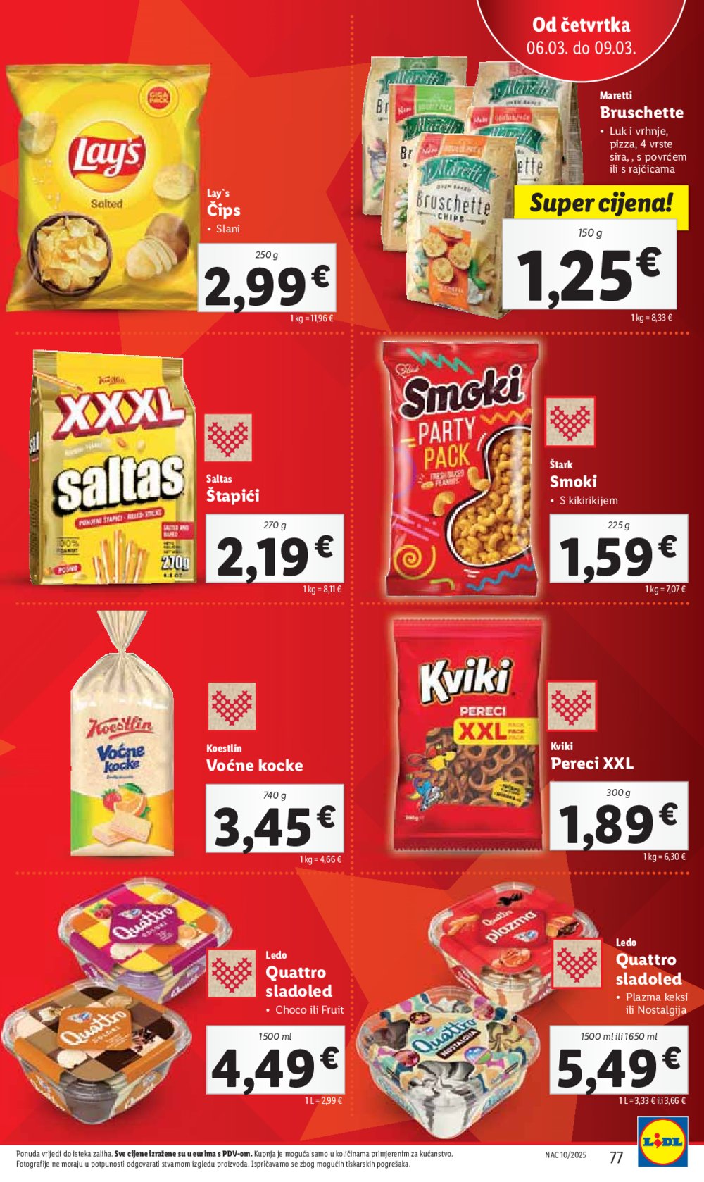 Lidl katalog Super ponuda od ponedjeljka 03.03.-09.03.2025.