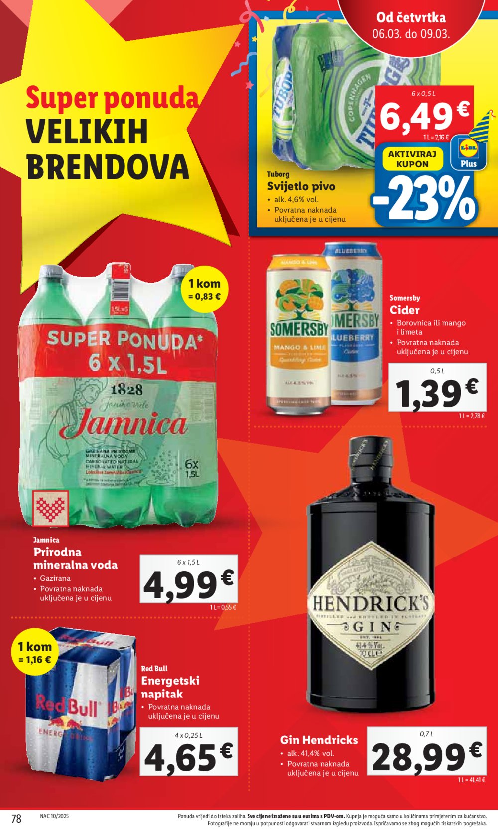 Lidl katalog Super ponuda od ponedjeljka 03.03.-09.03.2025.