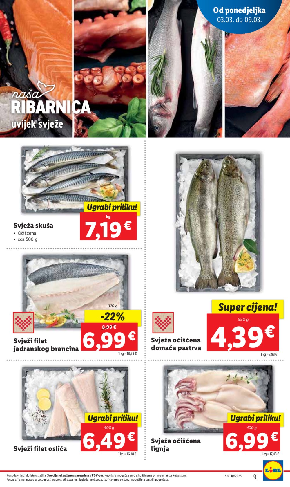 Lidl katalog Super ponuda od ponedjeljka 03.03.-09.03.2025.