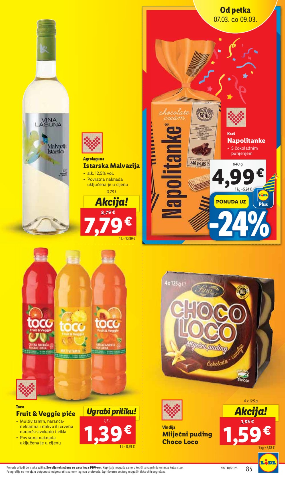 Lidl katalog Super ponuda od ponedjeljka 03.03.-09.03.2025.