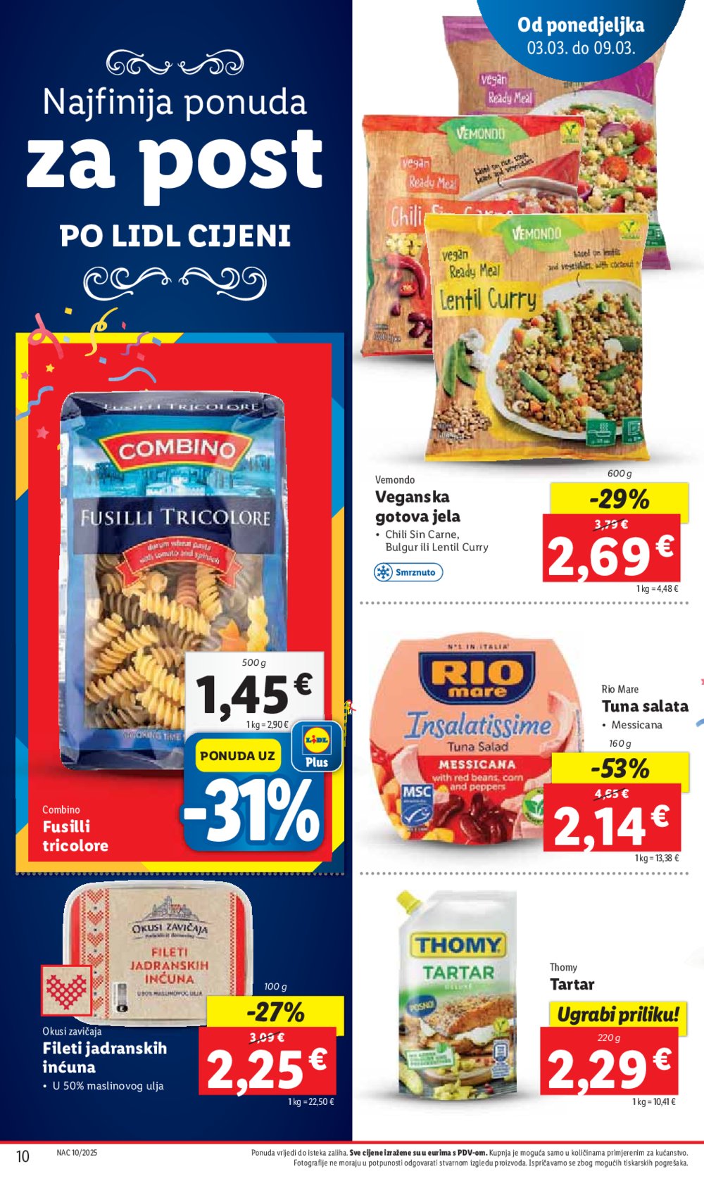 Lidl katalog Super ponuda od ponedjeljka 03.03.-09.03.2025.