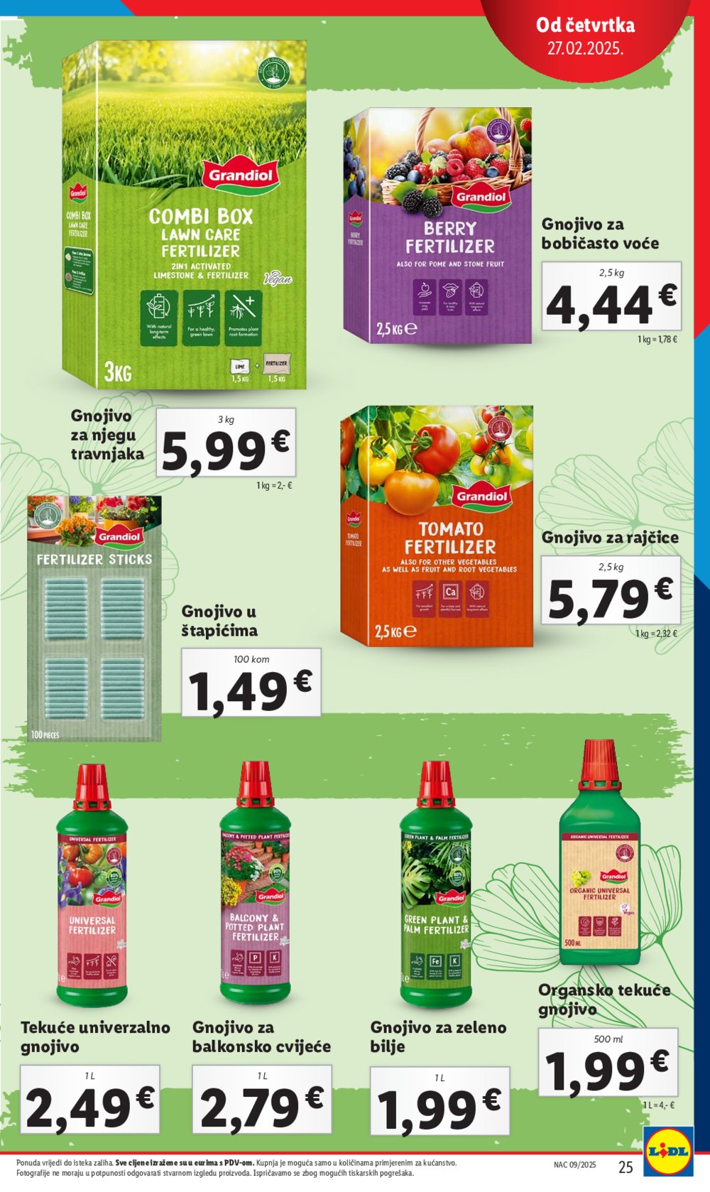 Lidl katalog Vrt od 27.02.2025.